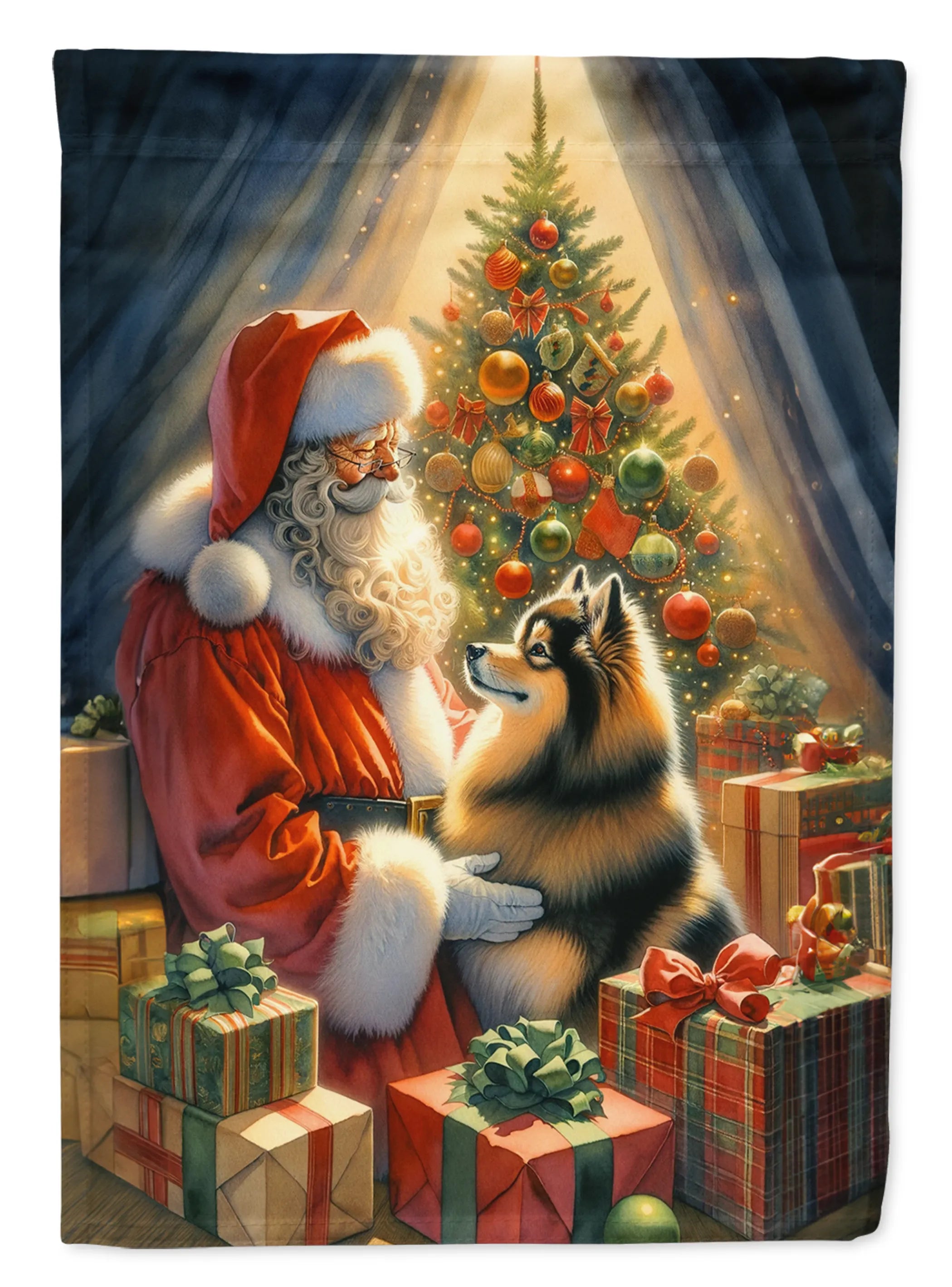 Moments with Santa Decorative Flag - Size: GARDEN SIZE | Pack Of: 1 | Collection name: Moments with santa
