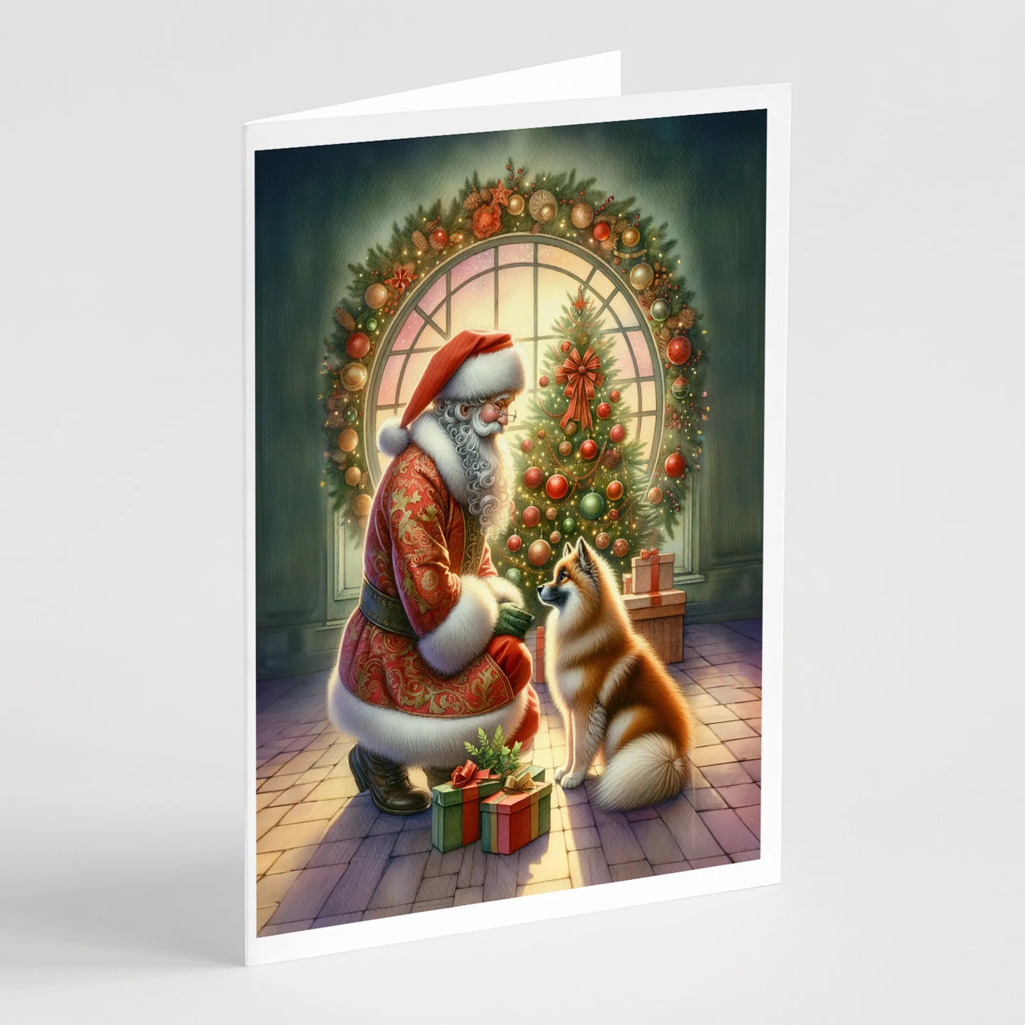 Moments with Santa Greeting Cards  - Size: 5X7 | Pack Of: 8 | Collection name: Moments with santa