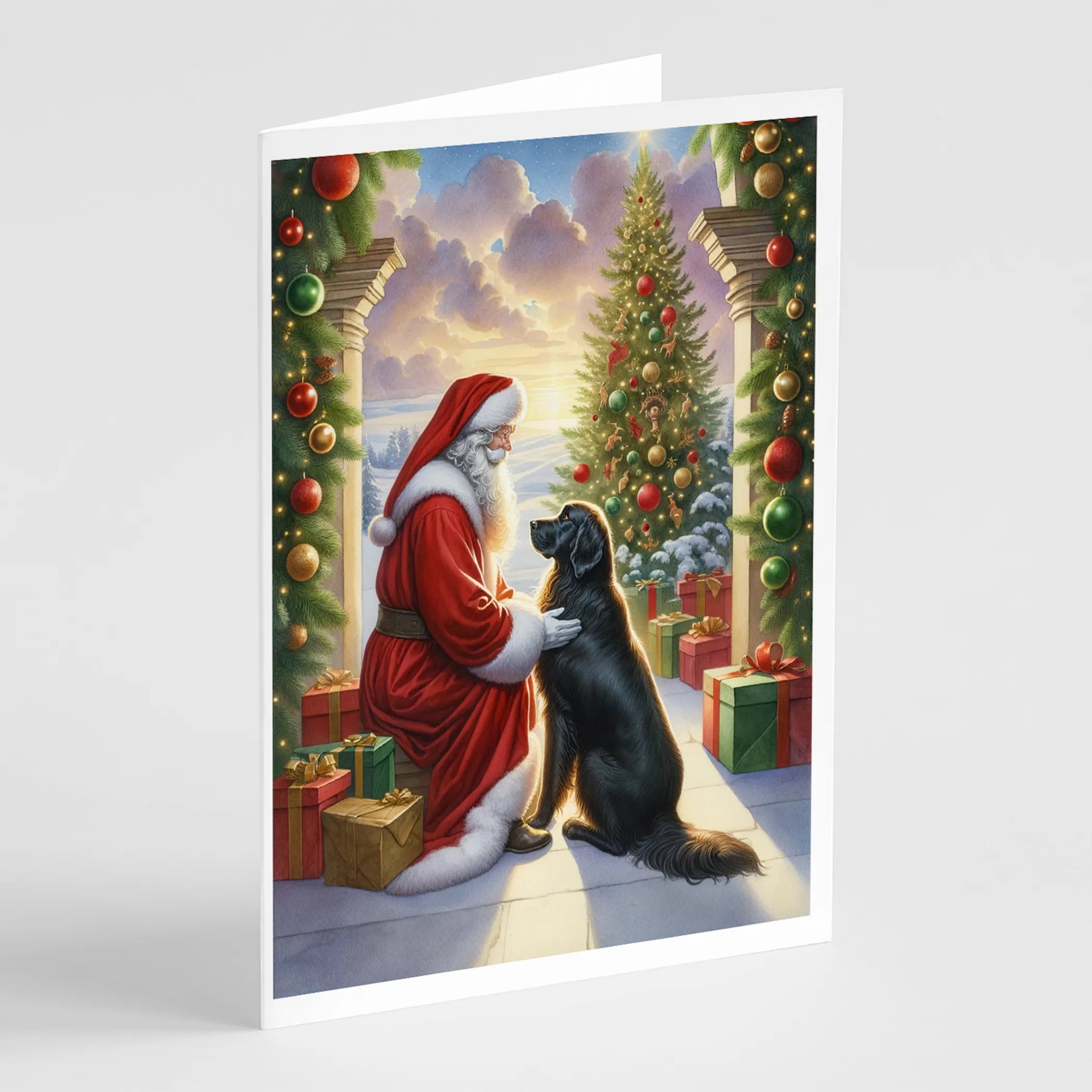 Moments with Santa Greeting Cards  - Size: 5X7 | Pack Of: 8 | Collection name: Moments with santa