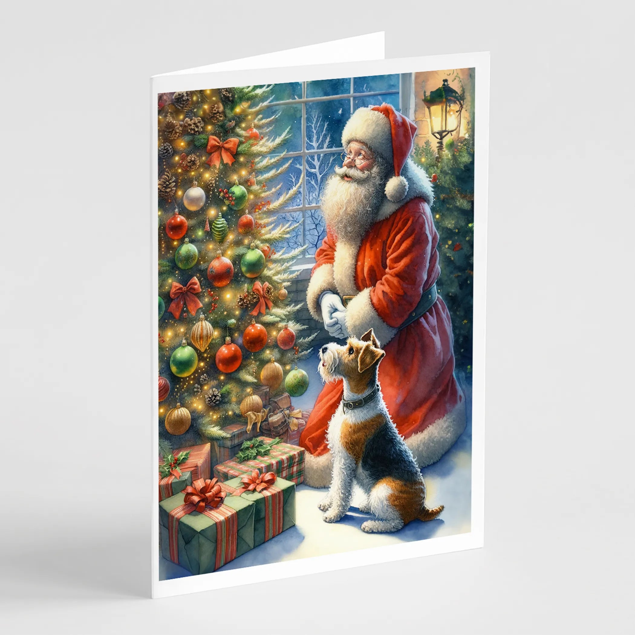 Moments with Santa Greeting Cards  - Size: 5X7 | Pack Of: 8 | Collection name: Moments with santa