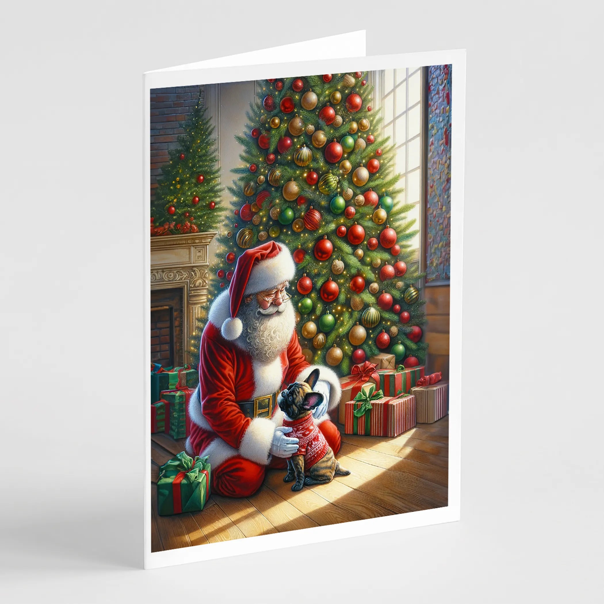 Moments with Santa Greeting Cards  - Size: 5X7 | Pack Of: 8 | Collection name: Moments with santa