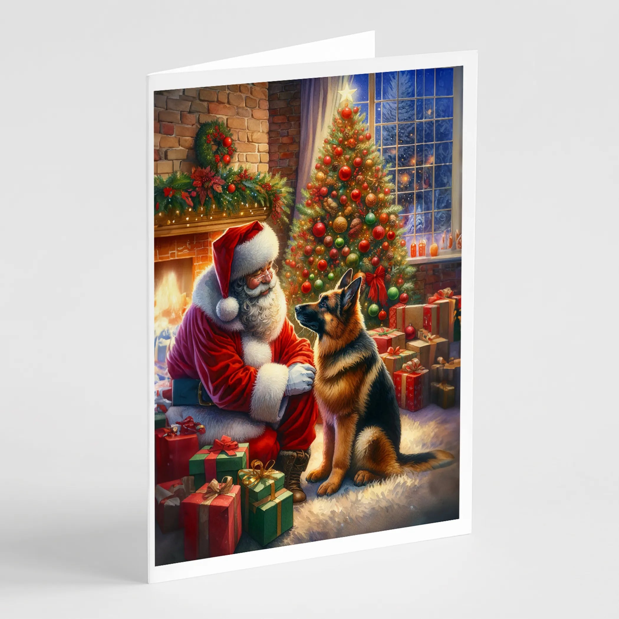 Moments with Santa Greeting Cards  - Size: 5X7 | Pack Of: 8 | Collection name: Moments with santa