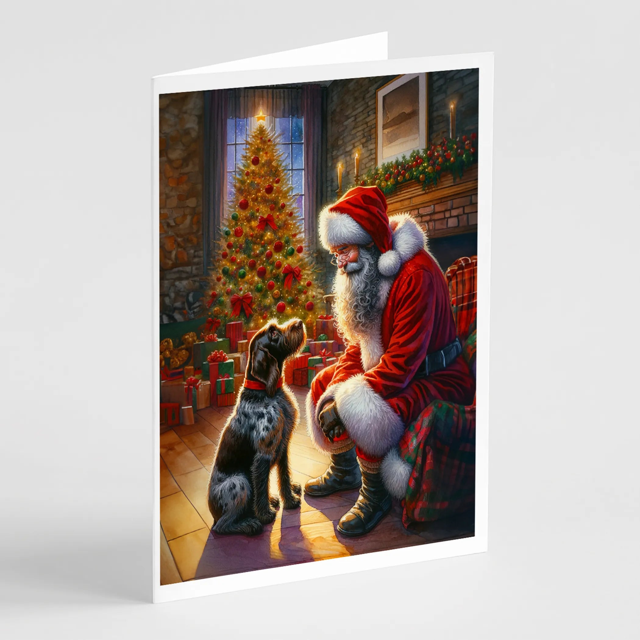 Moments with Santa Greeting Cards  - Size: 5X7 | Pack Of: 8 | Collection name: Moments with santa