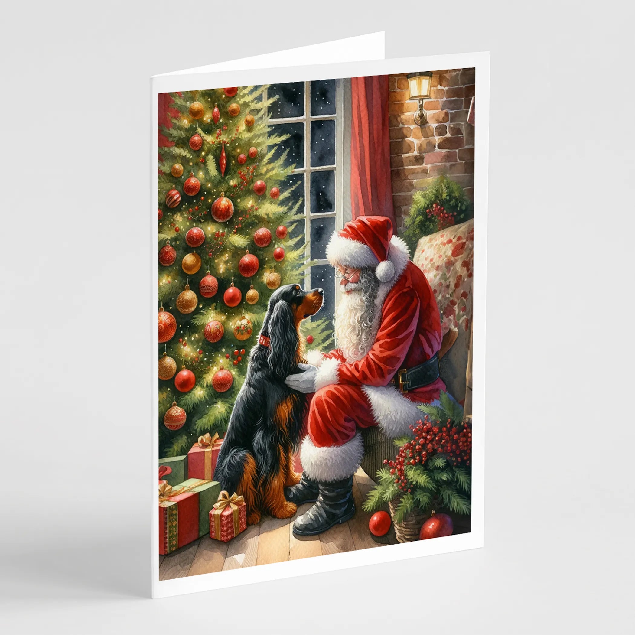 Moments with Santa Greeting Cards  - Size: 5X7 | Pack Of: 8 | Collection name: Moments with santa