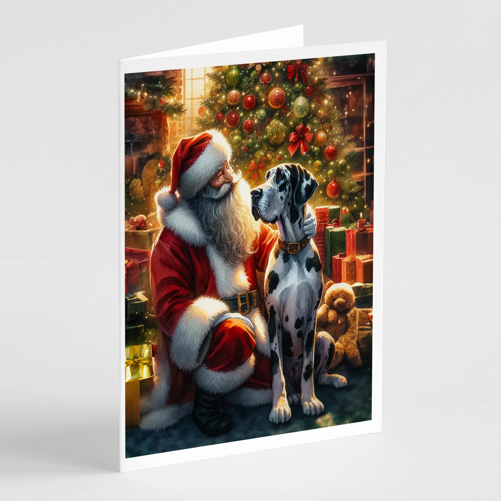 Moments with Santa Greeting Cards  - Size: 5X7 | Pack Of: 8 | Collection name: Moments with santa