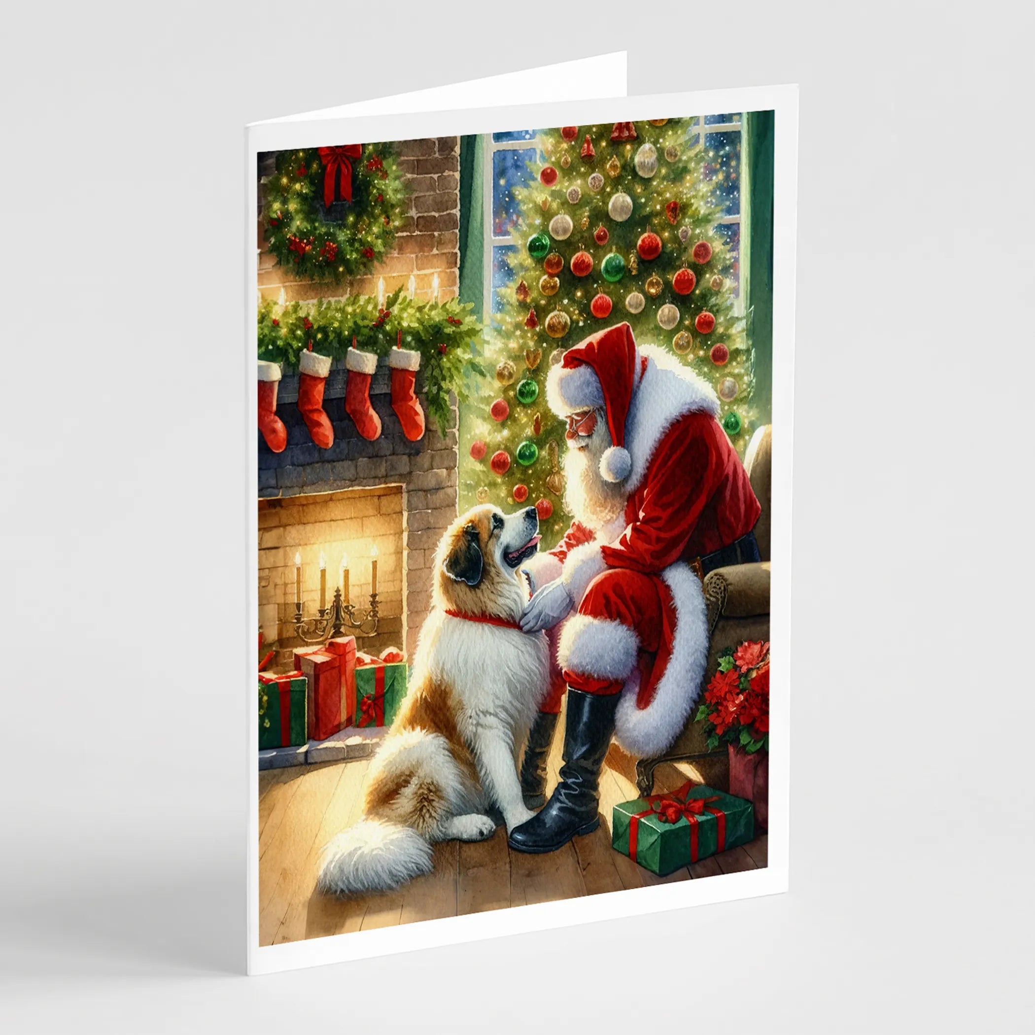 Moments with Santa Greeting Cards  - Size: 5X7 | Pack Of: 8 | Collection name: Moments with santa