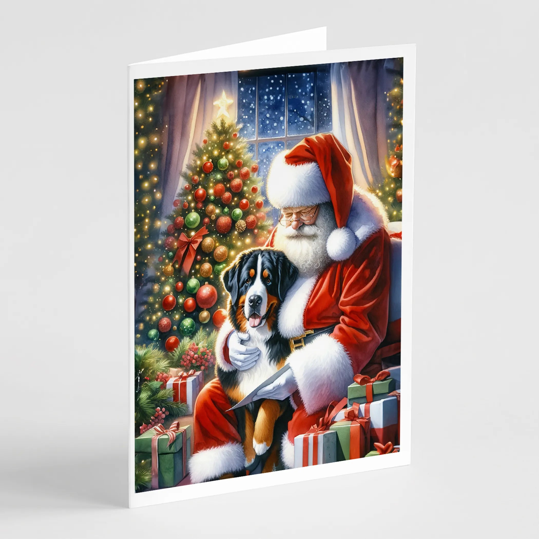 Moments with Santa Greeting Cards  - Size: 5X7 | Pack Of: 8 | Collection name: Moments with santa