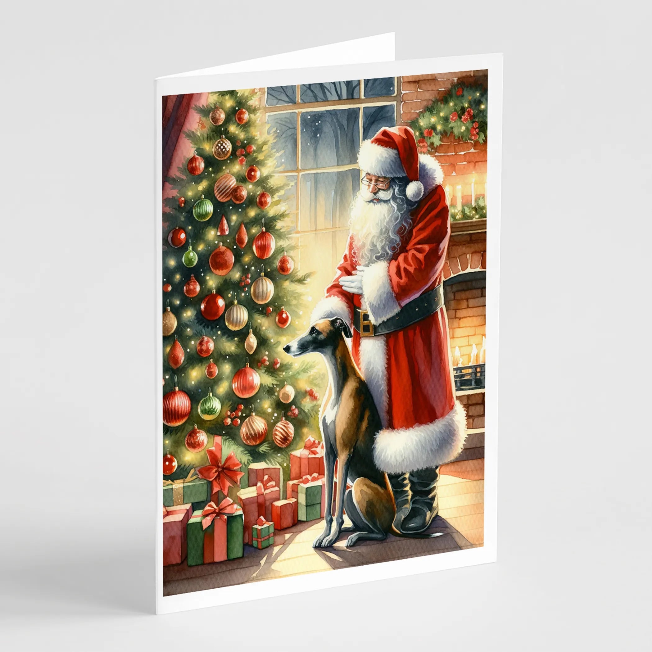 Moments with Santa Greeting Cards  - Size: 5X7 | Pack Of: 8 | Collection name: Moments with santa