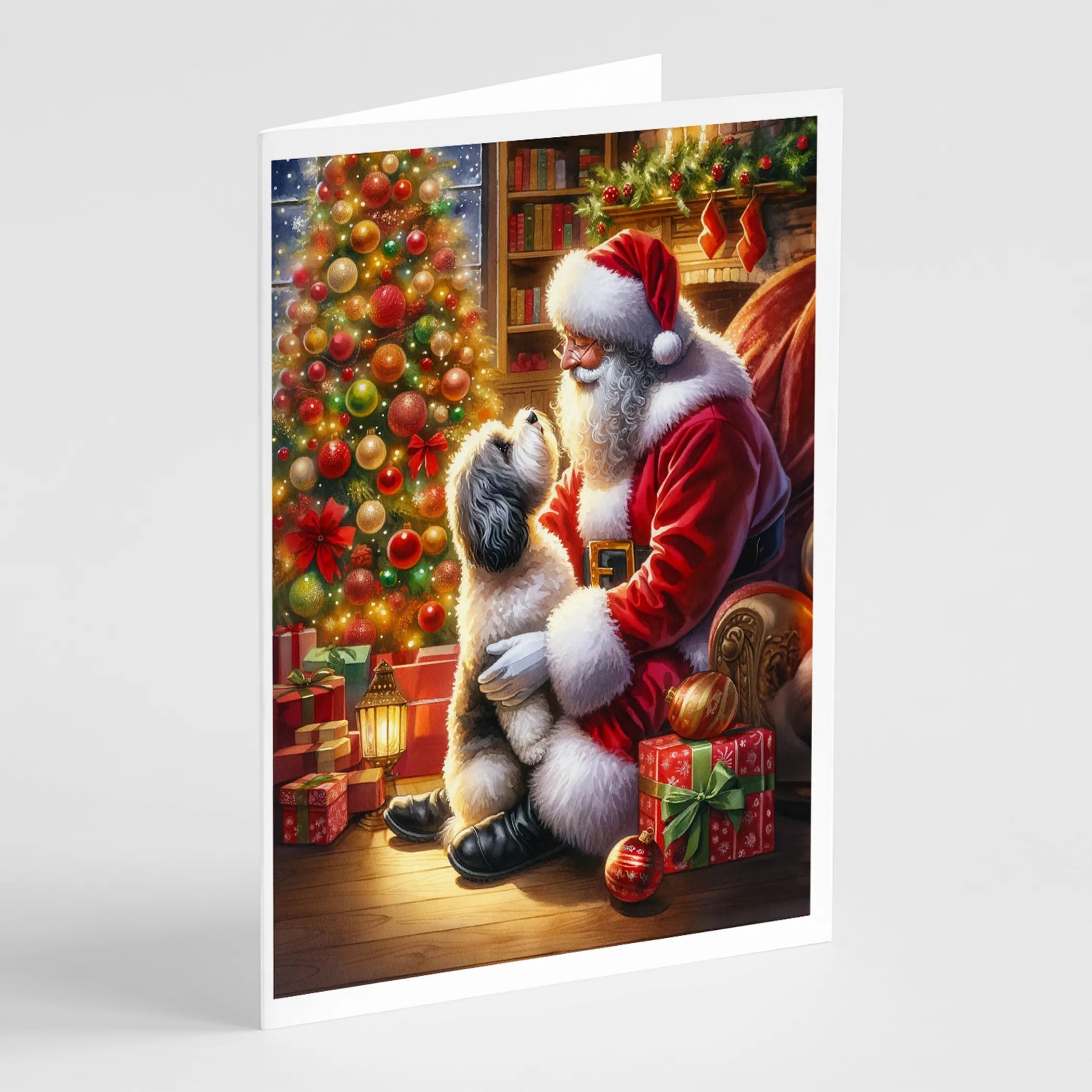 Moments with Santa Greeting Cards  - Size: 5X7 | Pack Of: 8 | Collection name: Moments with santa