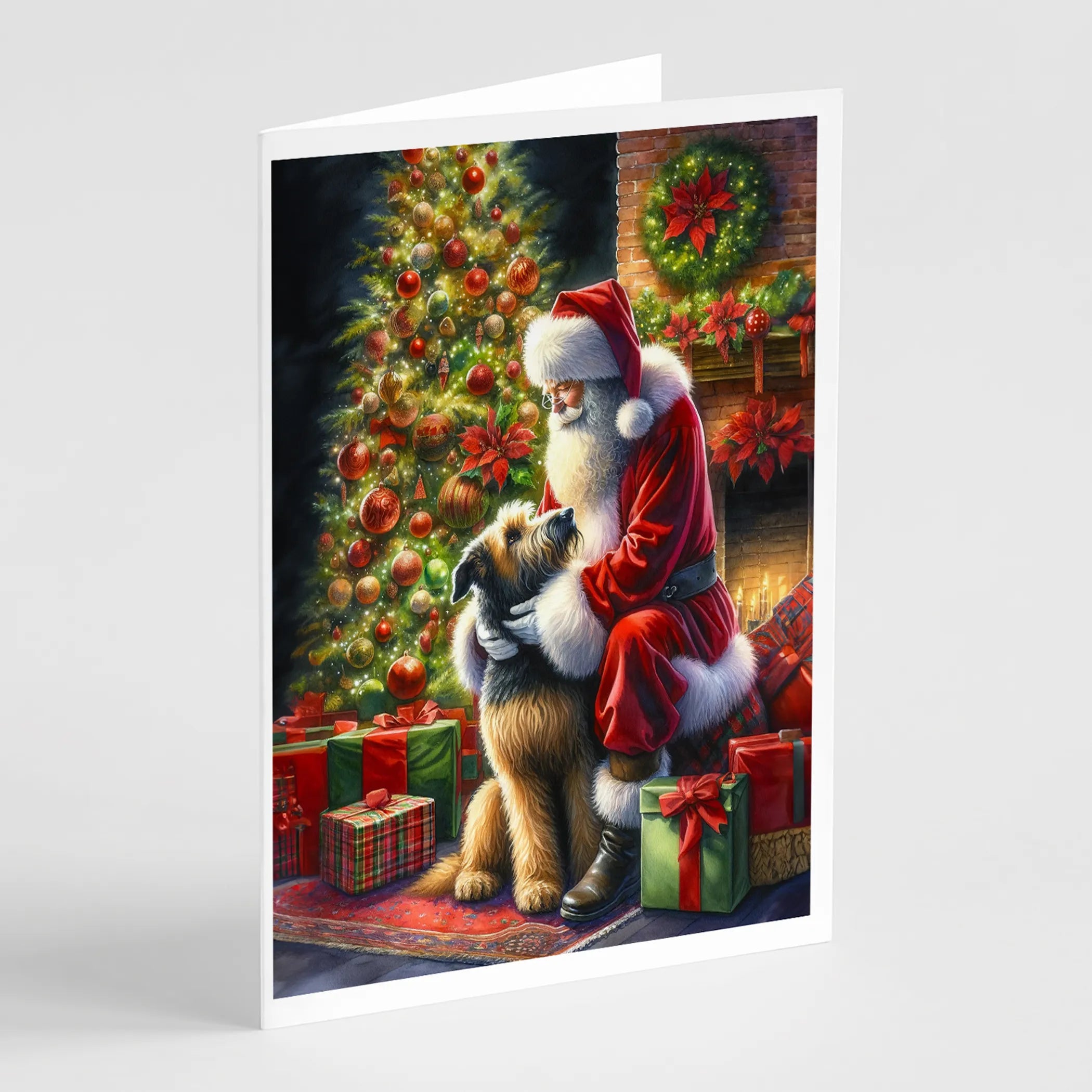 Moments with Santa Greeting Cards  - Size: 5X7 | Pack Of: 8 | Collection name: Moments with santa