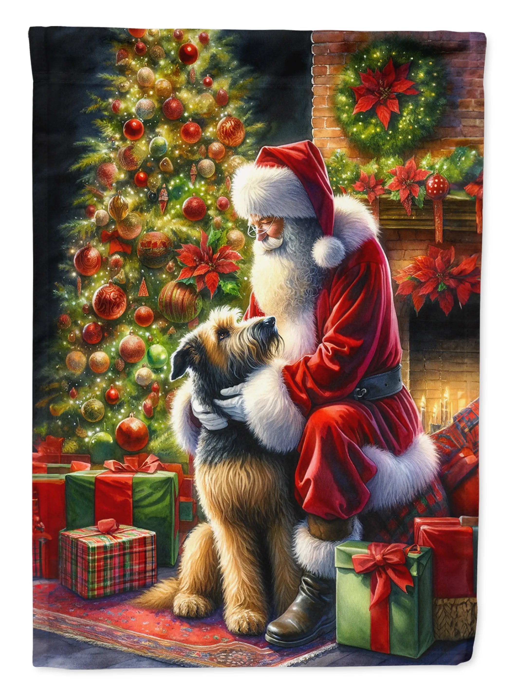 Moments with Santa Decorative Flag - Size: GARDEN SIZE | Pack Of: 1 | Collection name: Moments with santa