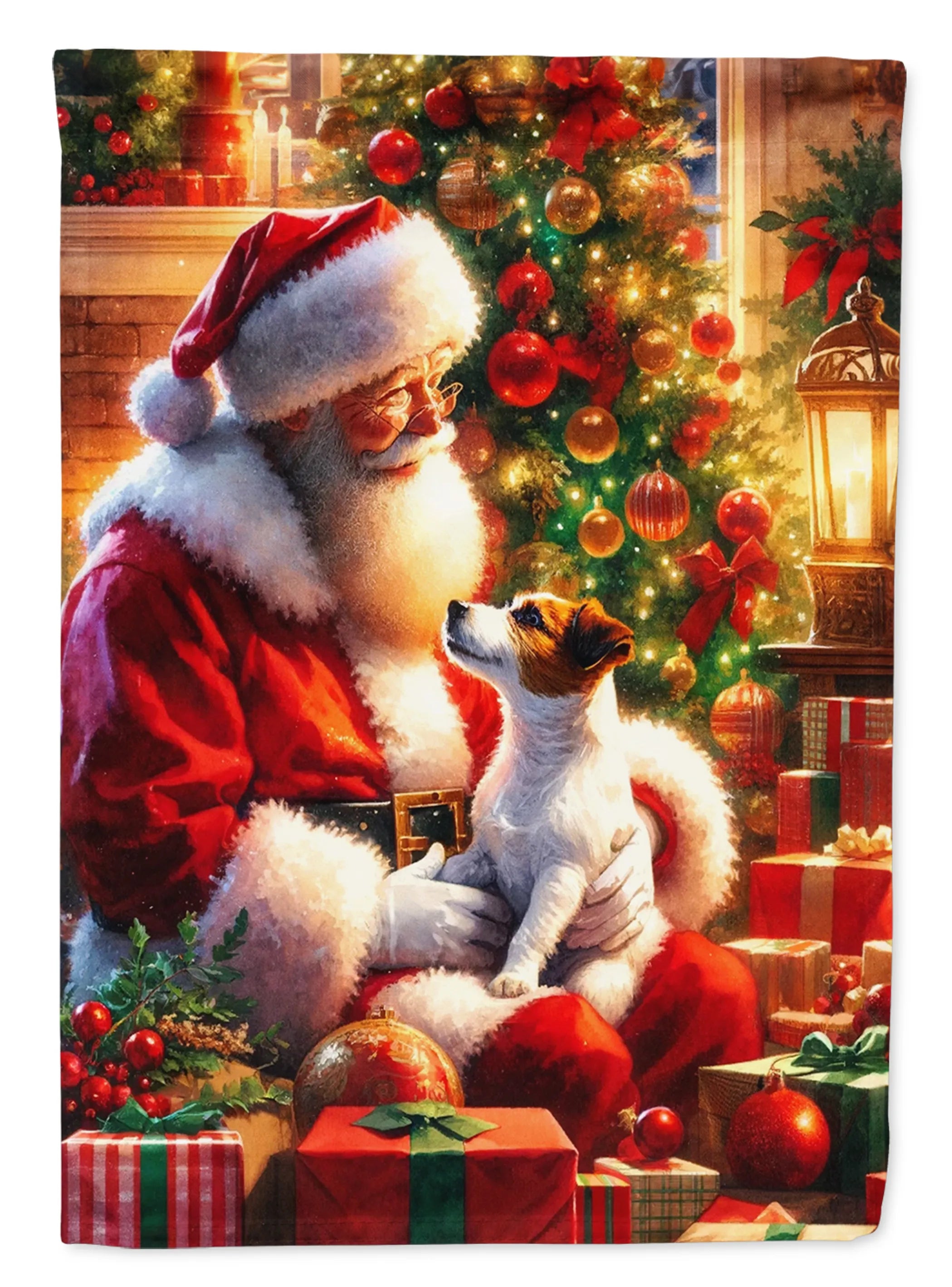 Moments with Santa Decorative Flag - Size: GARDEN SIZE | Pack Of: 1 | Collection name: Moments with santa