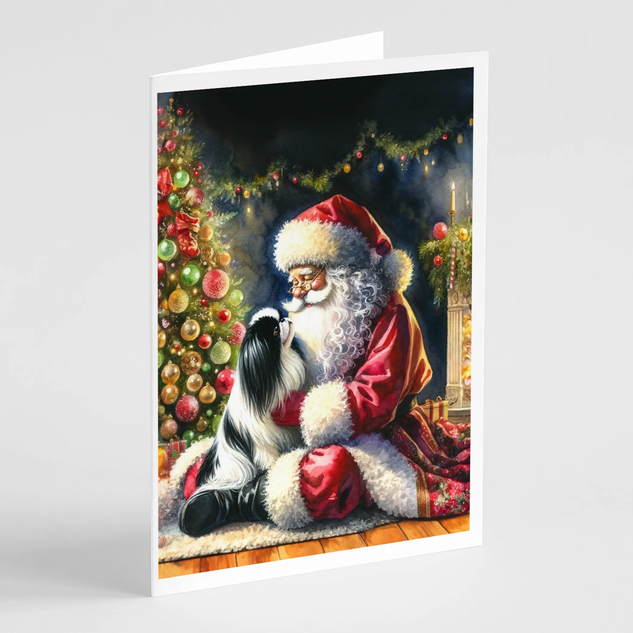 Moments with Santa Greeting Cards  - Size: 5X7 | Pack Of: 8 | Collection name: Moments with santa