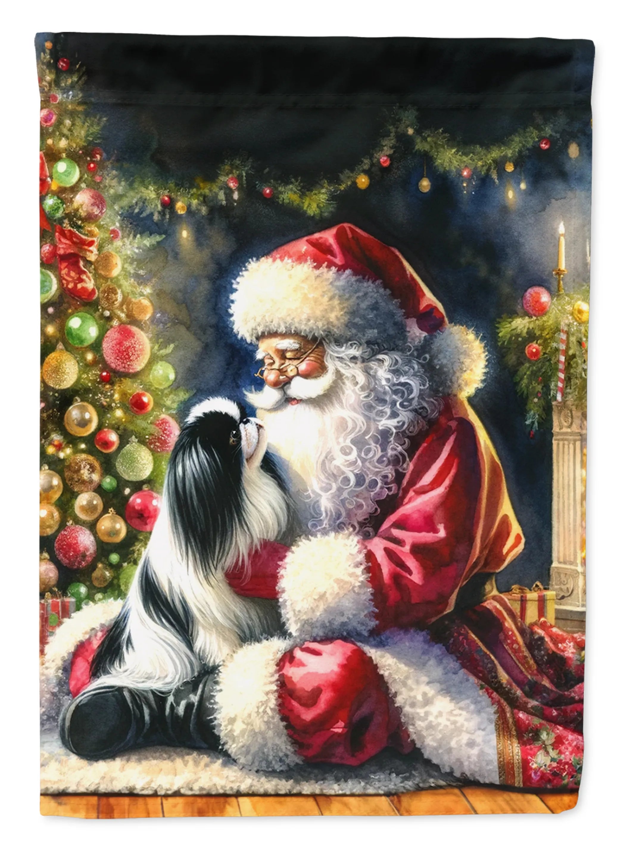 Moments with Santa Decorative Flag - Size: GARDEN SIZE | Pack Of: 1 | Collection name: Moments with santa