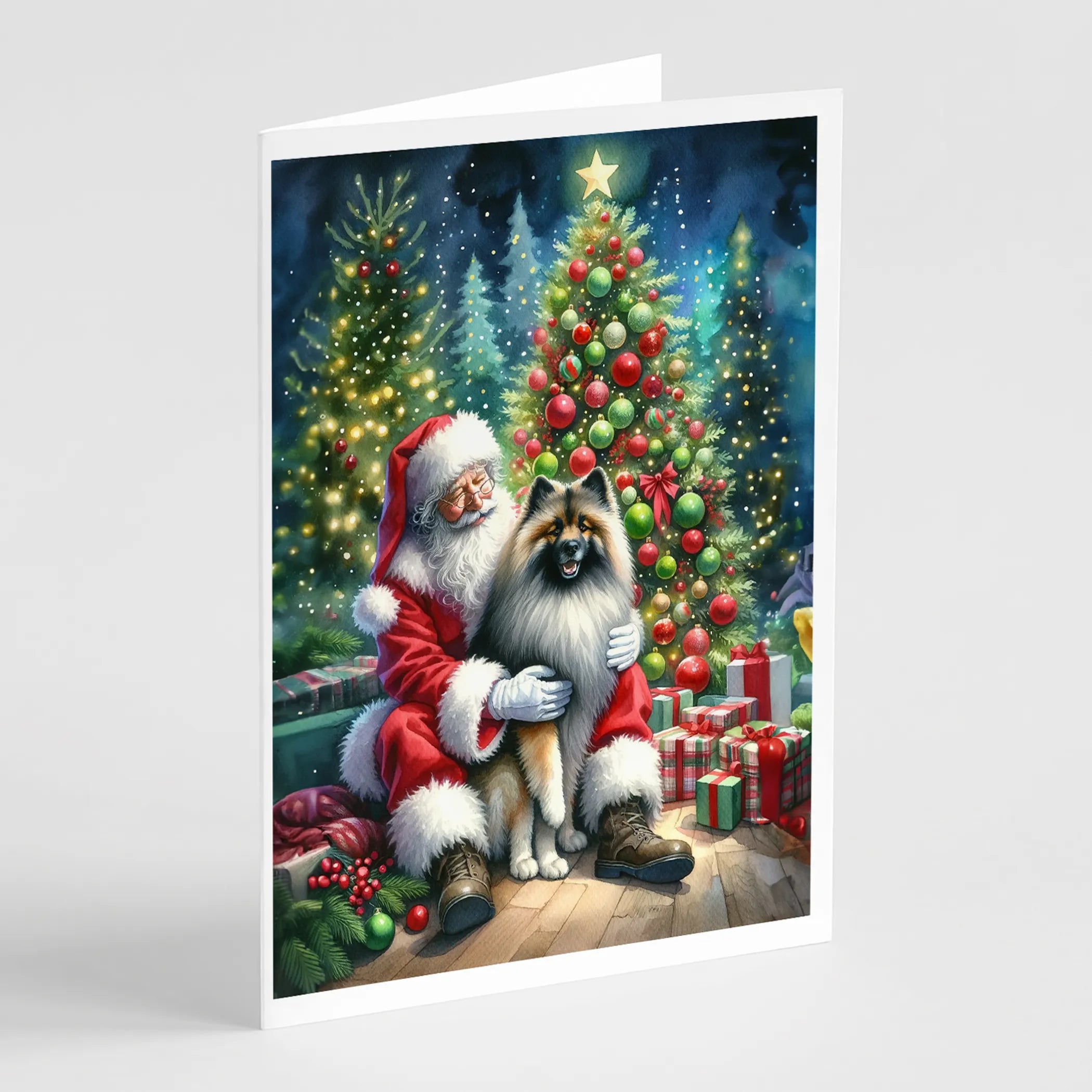 Moments with Santa Greeting Cards  - Size: 5X7 | Pack Of: 8 | Collection name: Moments with santa