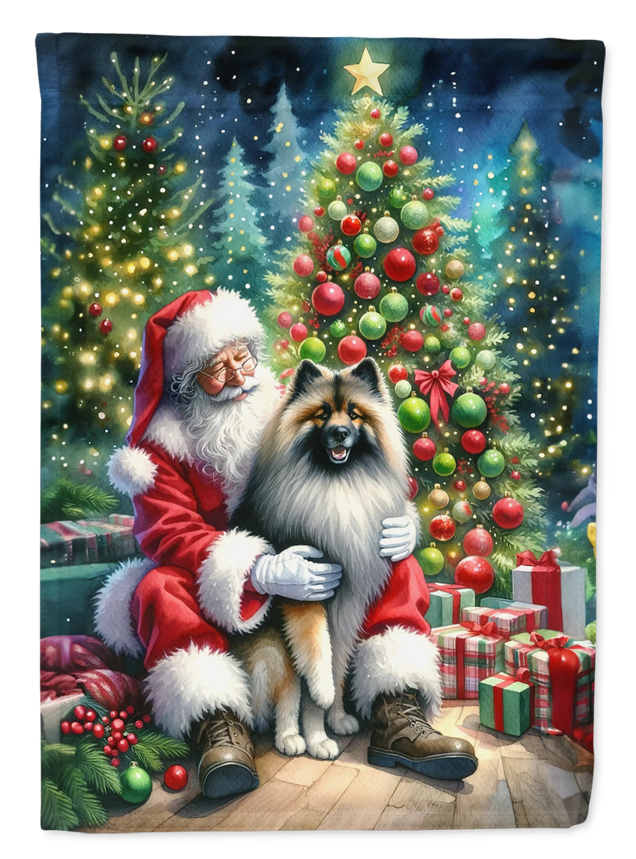 Moments with Santa Decorative Flag - Size: GARDEN SIZE | Pack Of: 1 | Collection name: Moments with santa