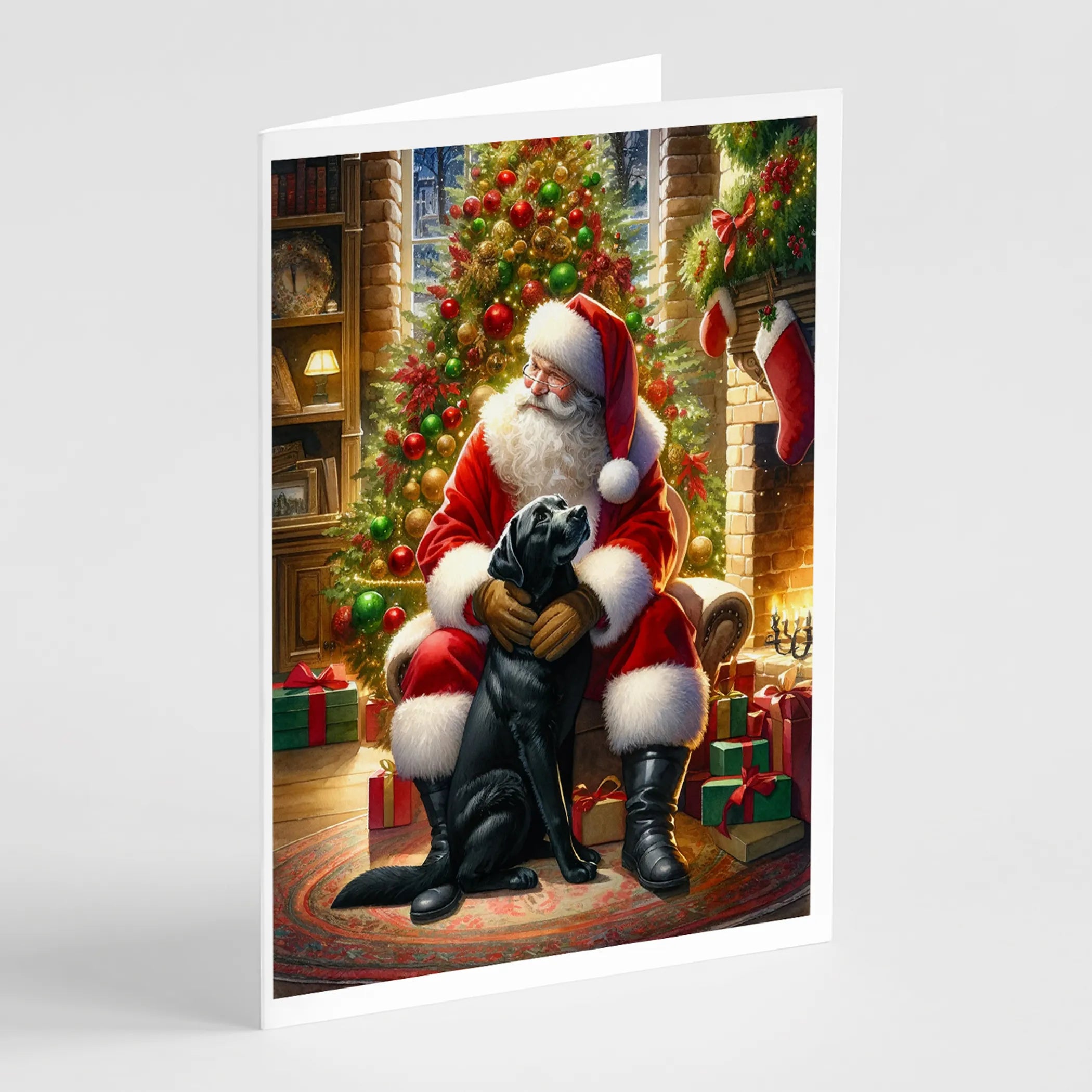 Moments with Santa Greeting Cards  - Size: 5X7 | Pack Of: 8 | Collection name: Moments with santa