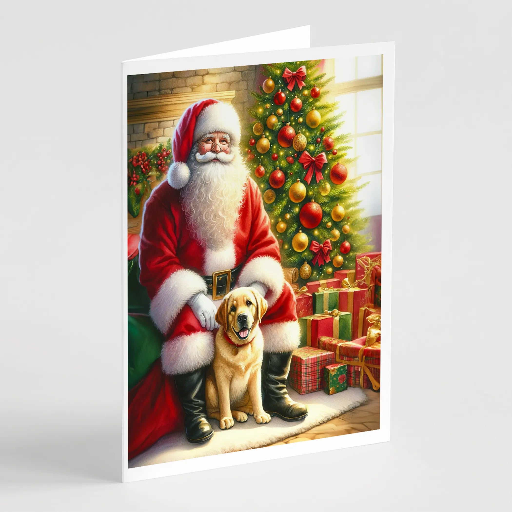 Moments with Santa Greeting Cards  - Size: 5X7 | Pack Of: 8 | Collection name: Moments with santa