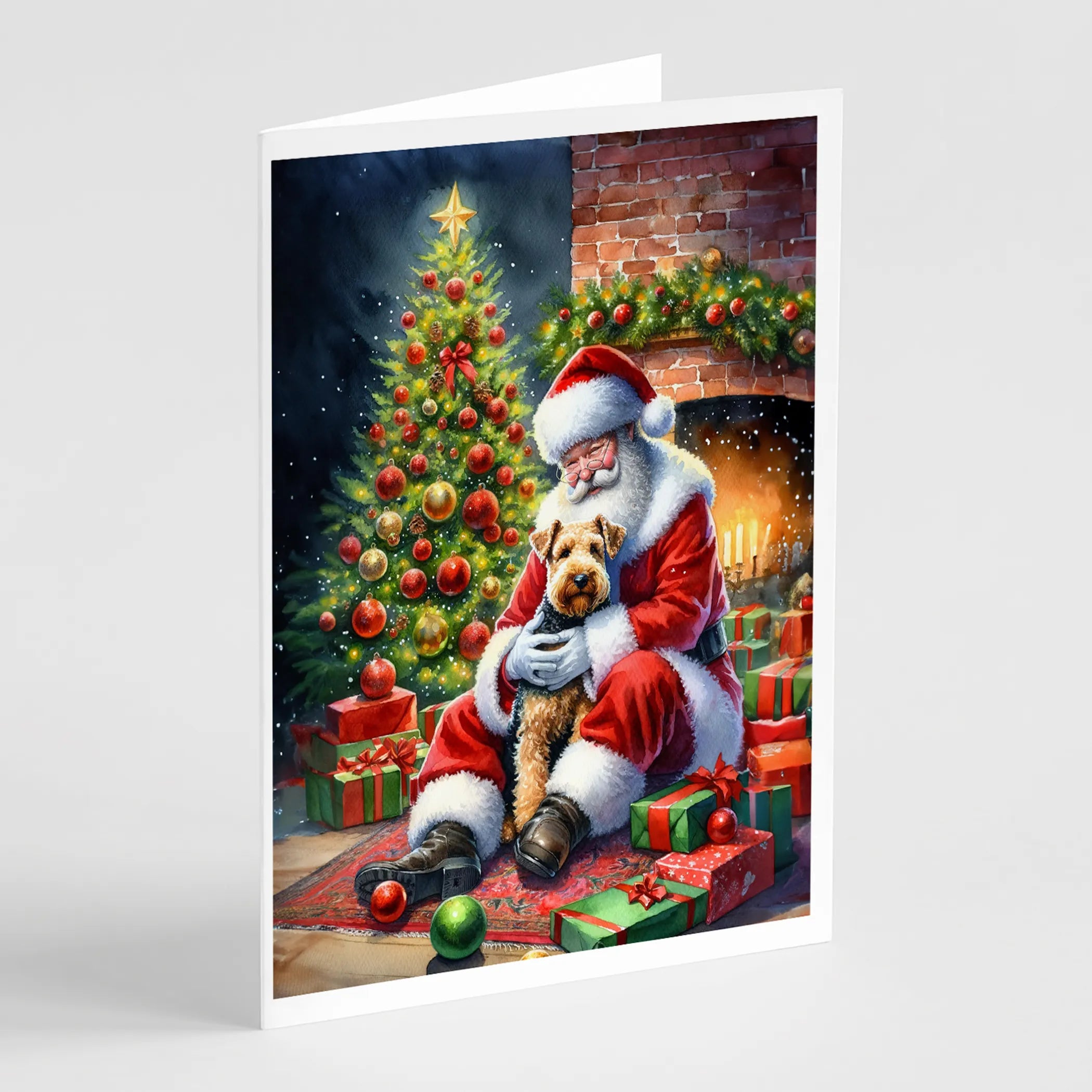 Moments with Santa Greeting Cards  - Size: 5X7 | Pack Of: 8 | Collection name: Moments with santa