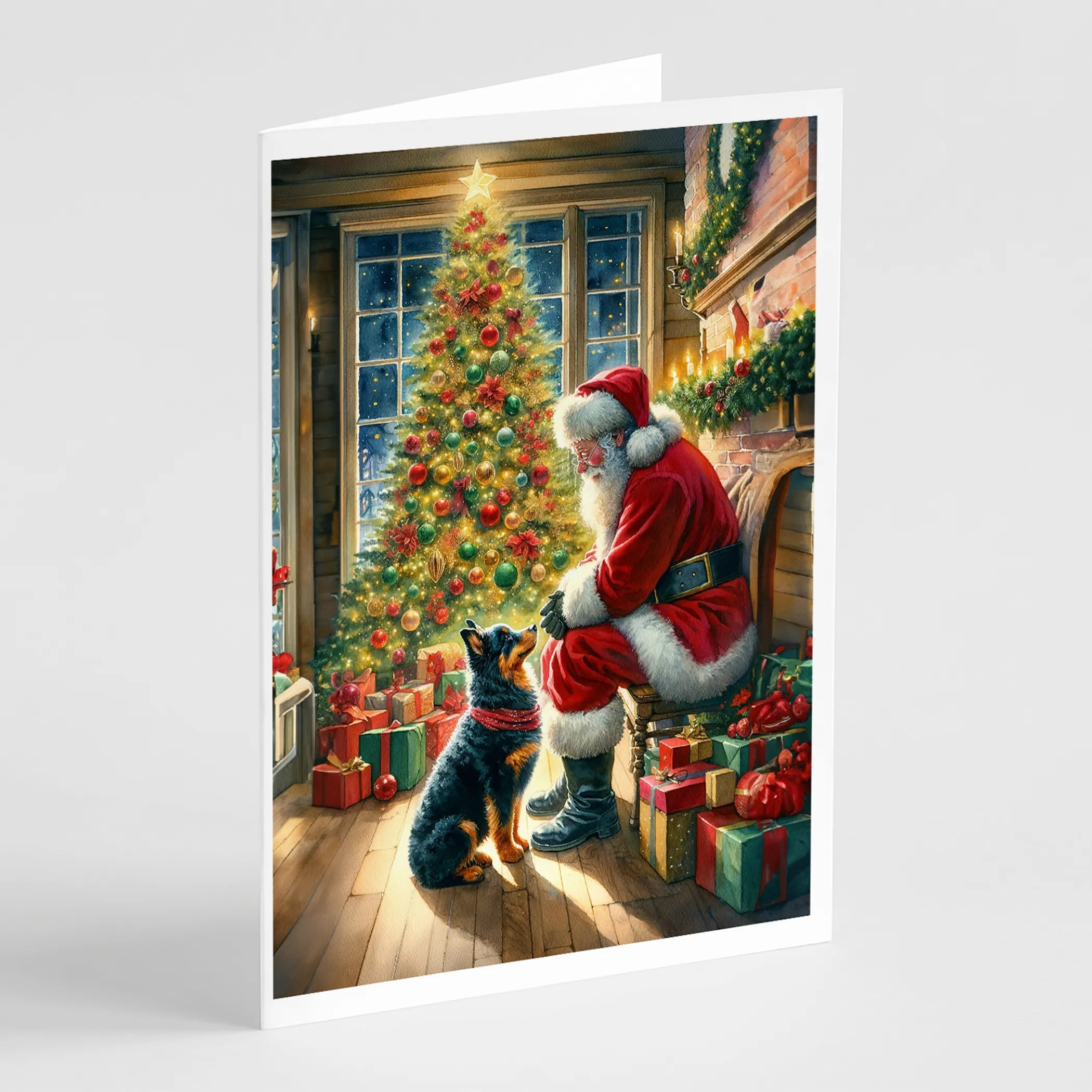 Moments with Santa Greeting Cards  - Size: 5X7 | Pack Of: 8 | Collection name: Moments with santa