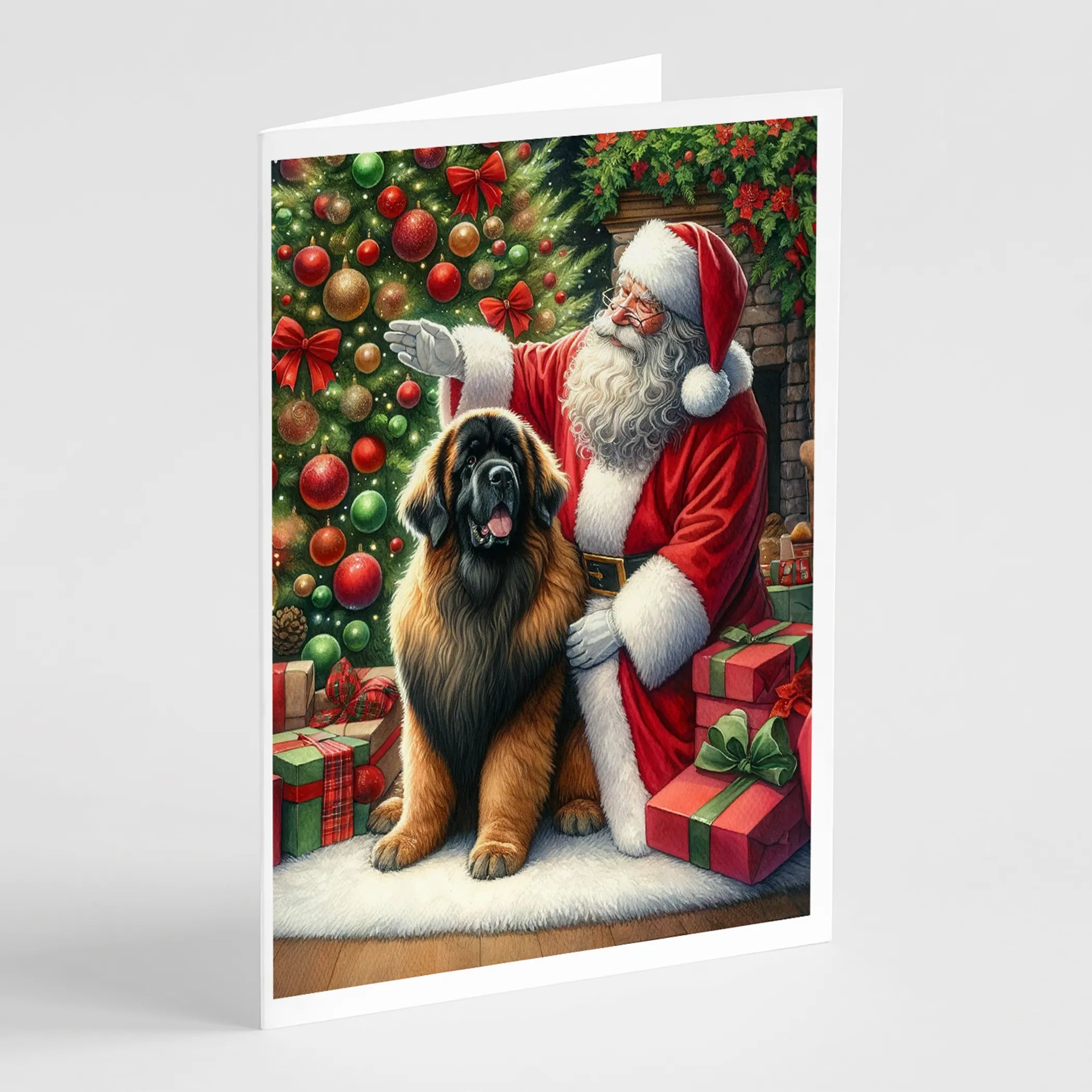 Moments with Santa Greeting Cards  - Size: 5X7 | Pack Of: 8 | Collection name: Moments with santa