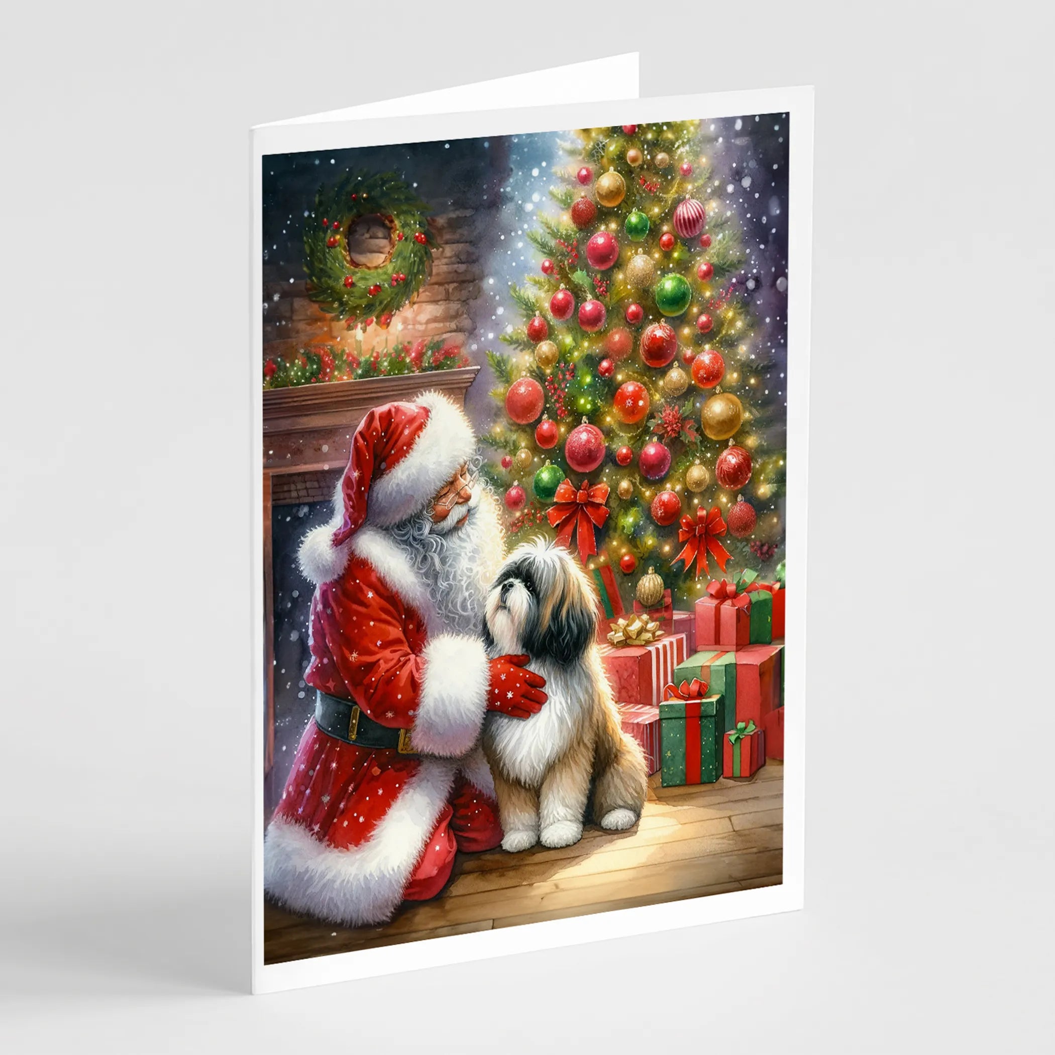 Moments with Santa Greeting Cards  - Size: 5X7 | Pack Of: 8 | Collection name: Moments with santa
