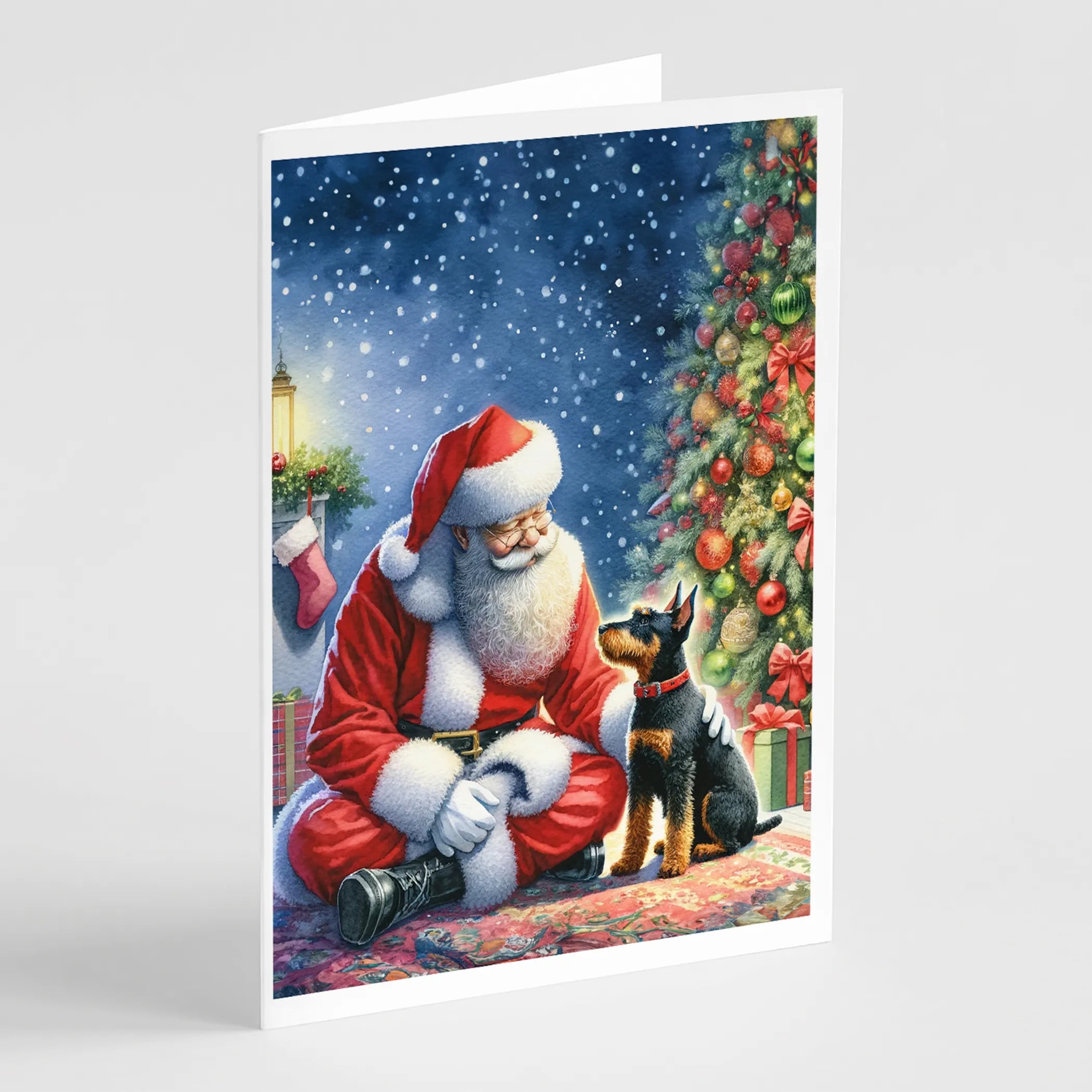 Moments with Santa Greeting Cards  - Size: 5X7 | Pack Of: 8 | Collection name: Moments with santa
