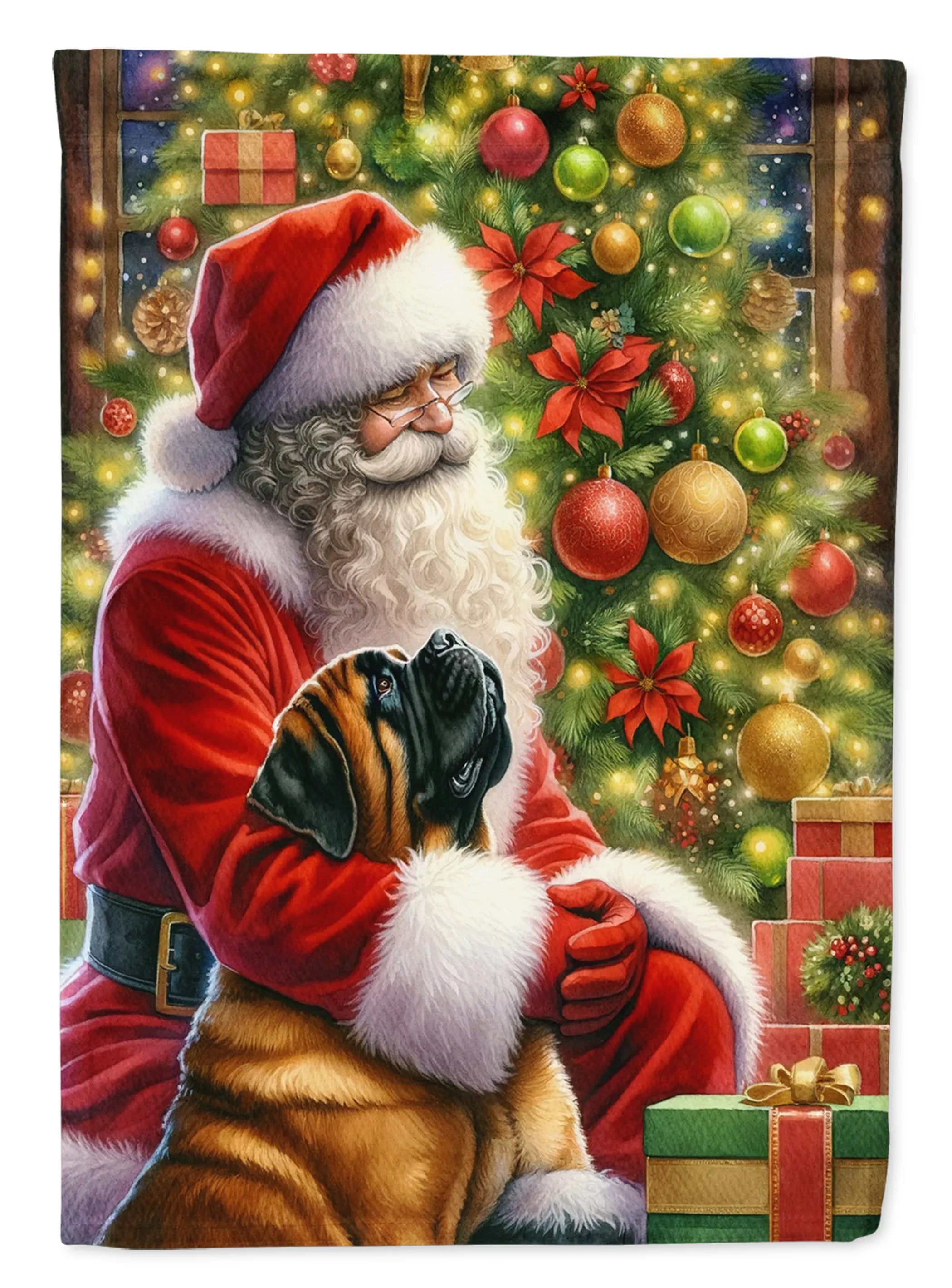 Moments with Santa Decorative Flag - Size: GARDEN SIZE | Pack Of: 1 | Collection name: Moments with santa