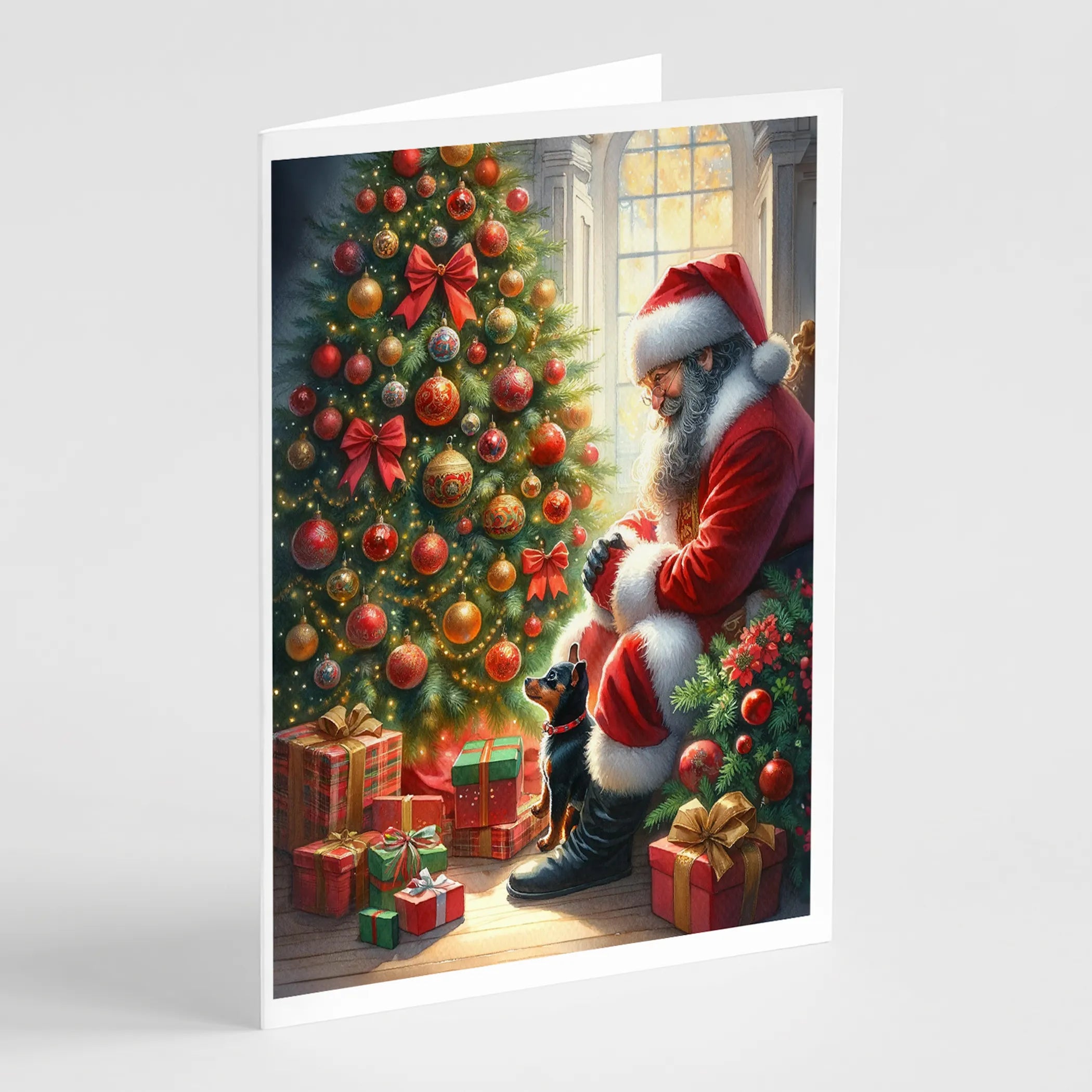 Moments with Santa Greeting Cards  - Size: 5X7 | Pack Of: 8 | Collection name: Moments with santa