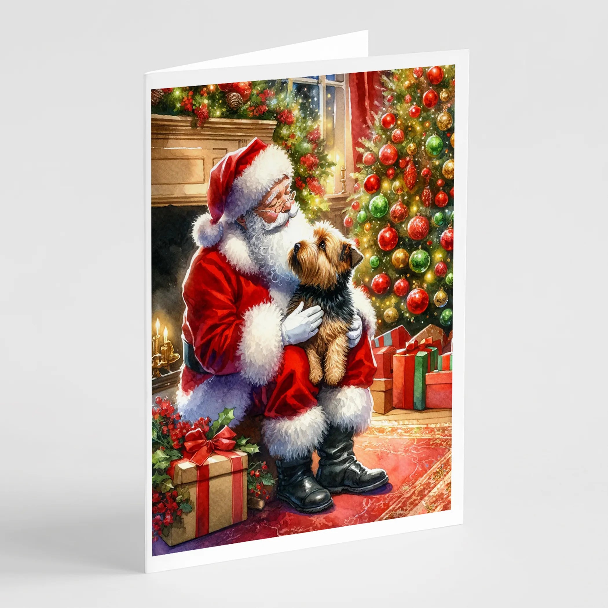 Moments with Santa Greeting Cards  - Size: 5X7 | Pack Of: 8 | Collection name: Moments with santa
