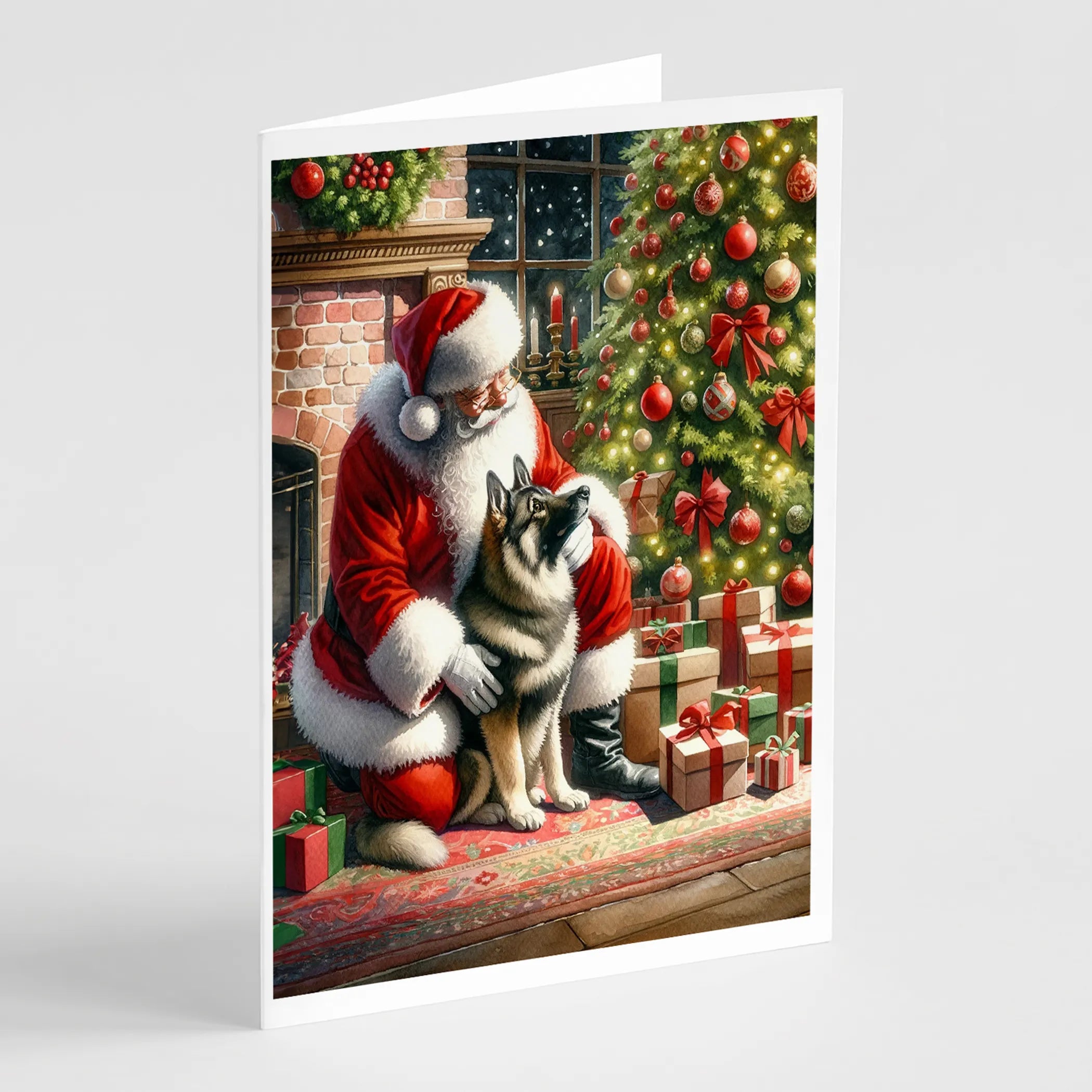 Moments with Santa Greeting Cards  - Size: 5X7 | Pack Of: 8 | Collection name: Moments with santa