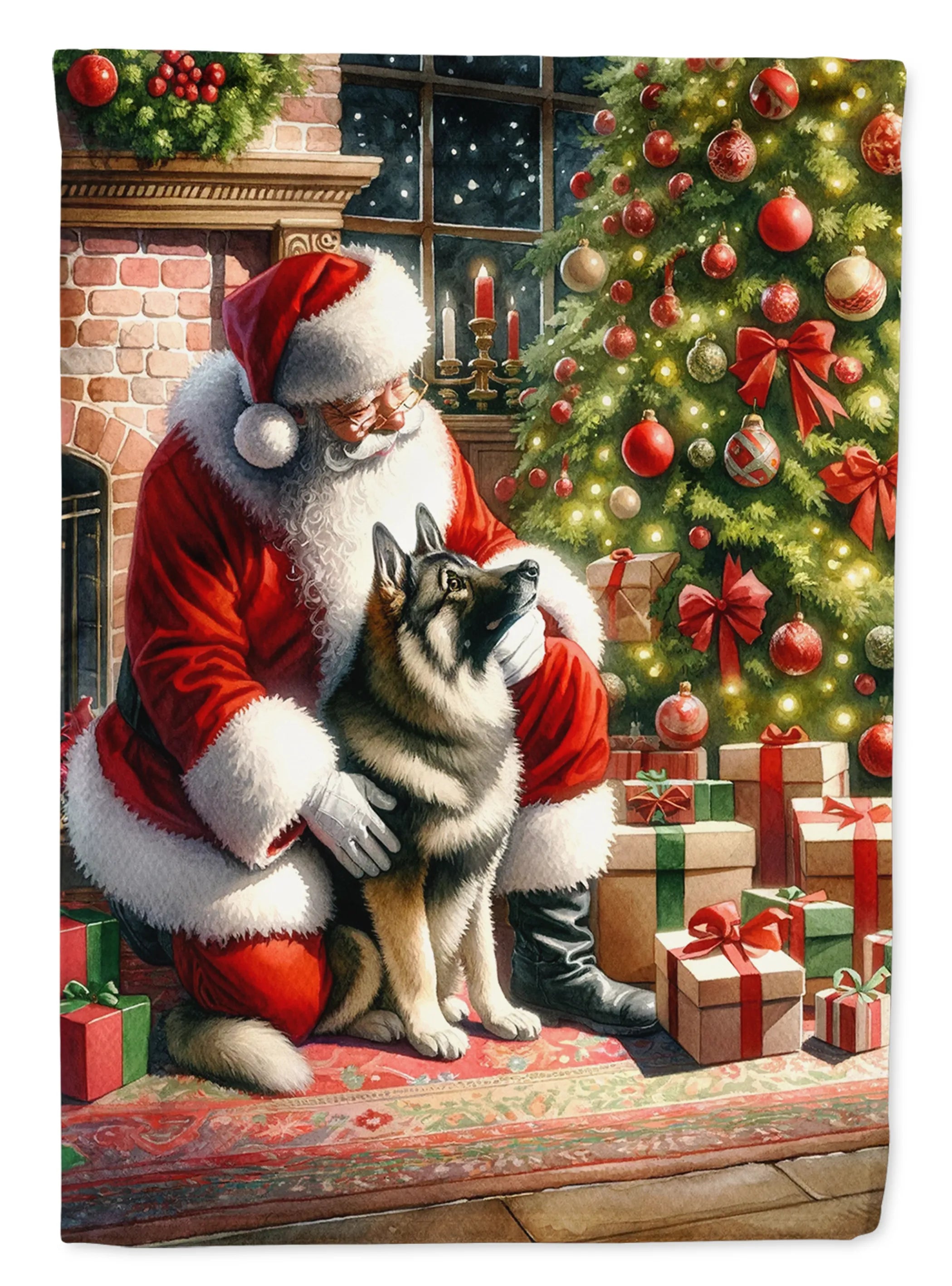 Moments with Santa Decorative Flag - Size: GARDEN SIZE | Pack Of: 1 | Collection name: Moments with santa