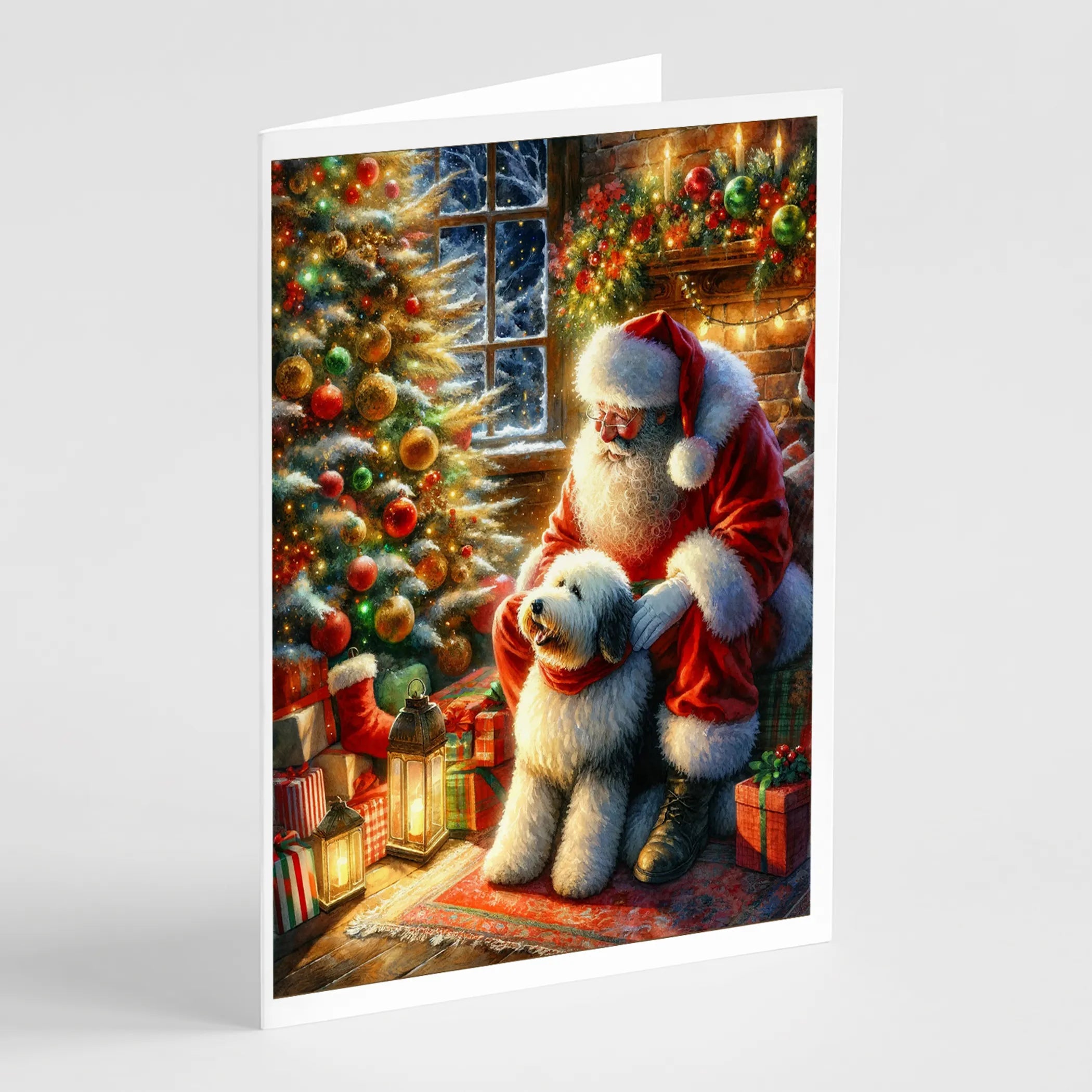 Moments with Santa Greeting Cards  - Size: 5X7 | Pack Of: 8 | Collection name: Moments with santa
