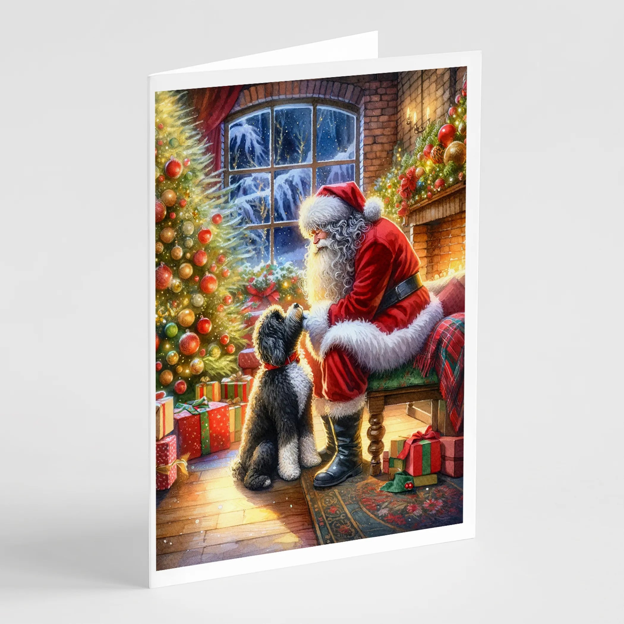 Moments with Santa Greeting Cards  - Size: 5X7 | Pack Of: 8 | Collection name: Moments with santa