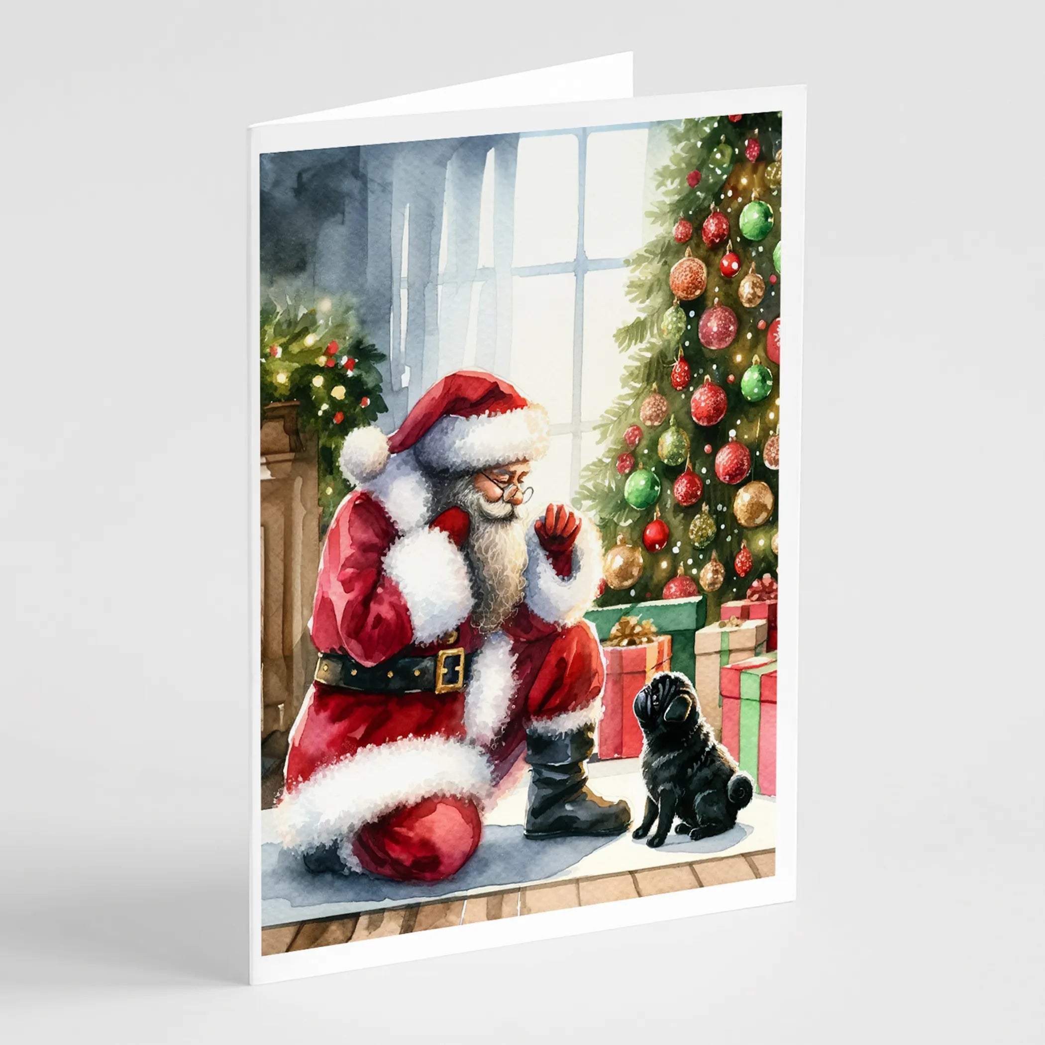 Moments with Santa Greeting Cards  - Size: 5X7 | Pack Of: 8 | Collection name: Moments with santa