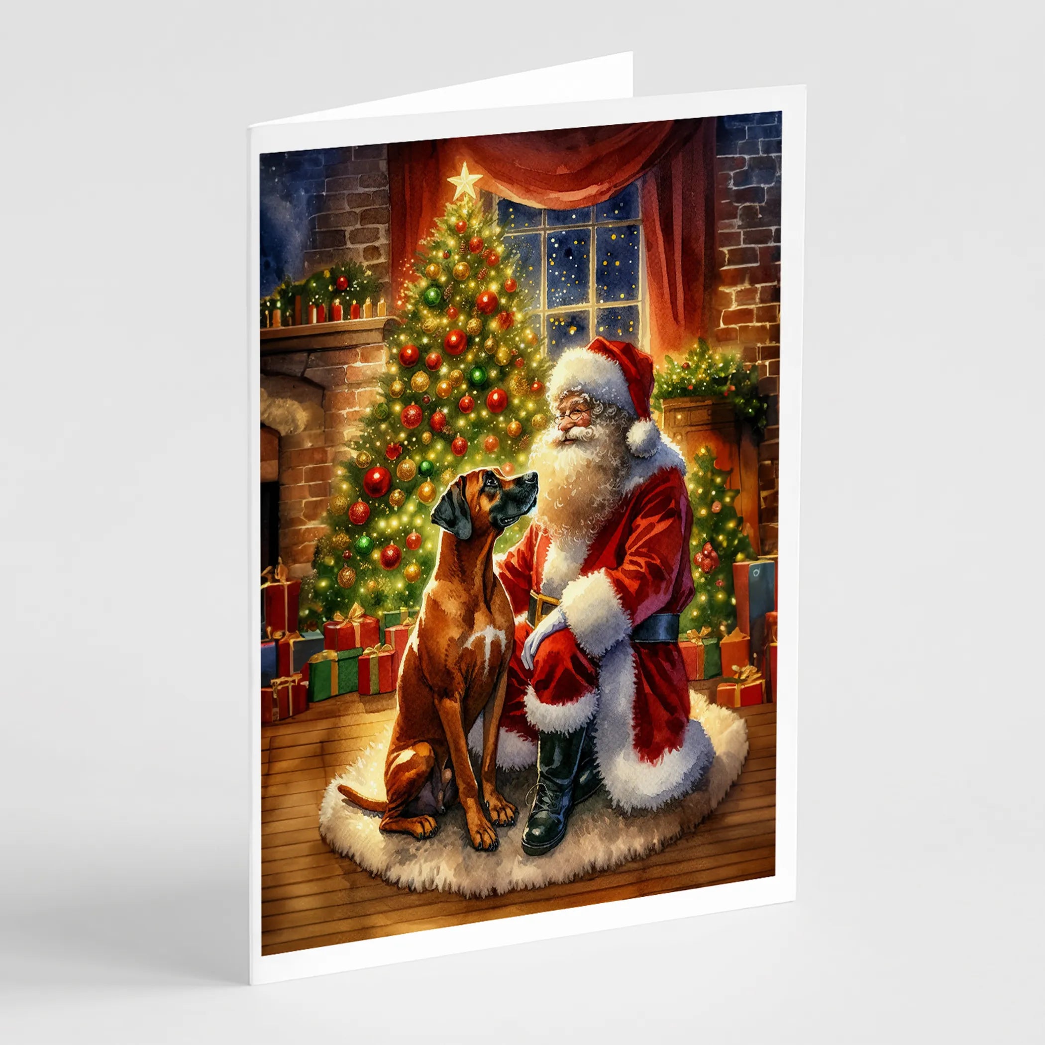 Moments with Santa Greeting Cards  - Size: 5X7 | Pack Of: 8 | Collection name: Moments with santa