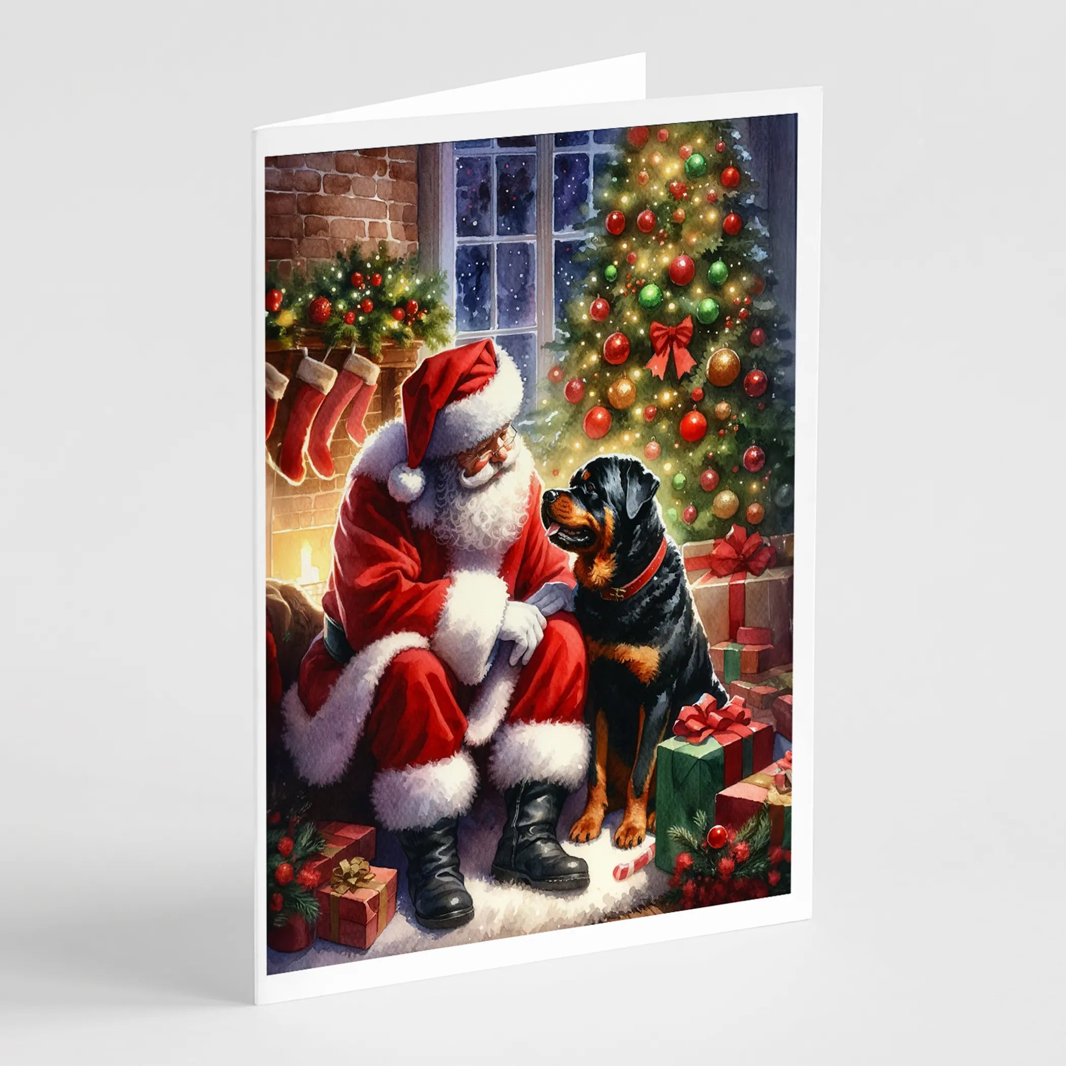 Moments with Santa Greeting Cards  - Size: 5X7 | Pack Of: 8 | Collection name: Moments with santa