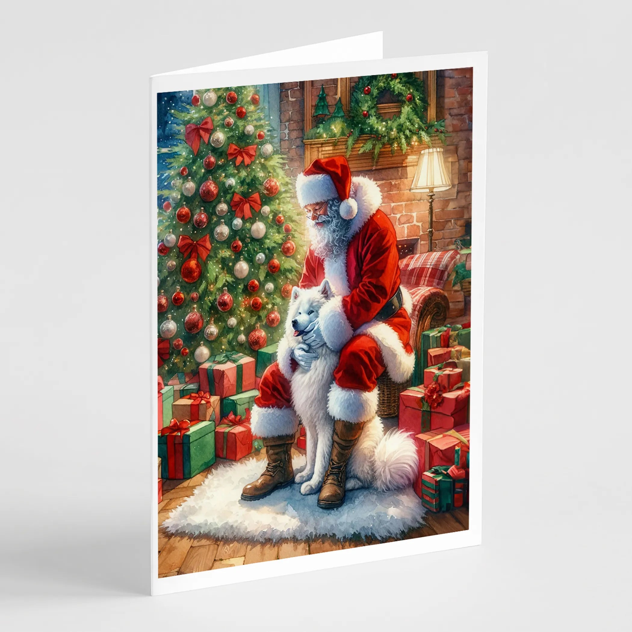 Moments with Santa Greeting Cards  - Size: 5X7 | Pack Of: 8 | Collection name: Moments with santa