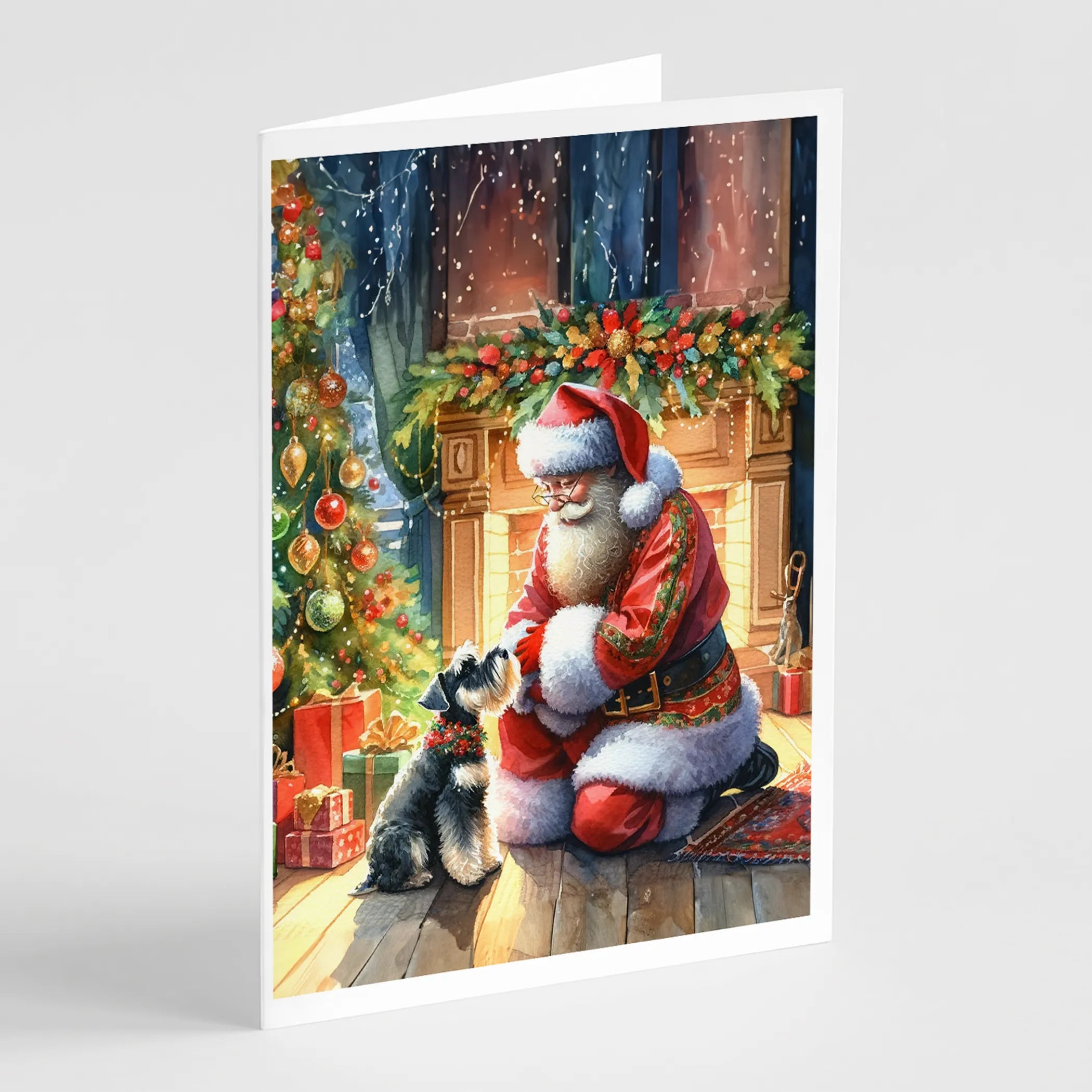 Moments with Santa Greeting Cards  - Size: 5X7 | Pack Of: 8 | Collection name: Moments with santa