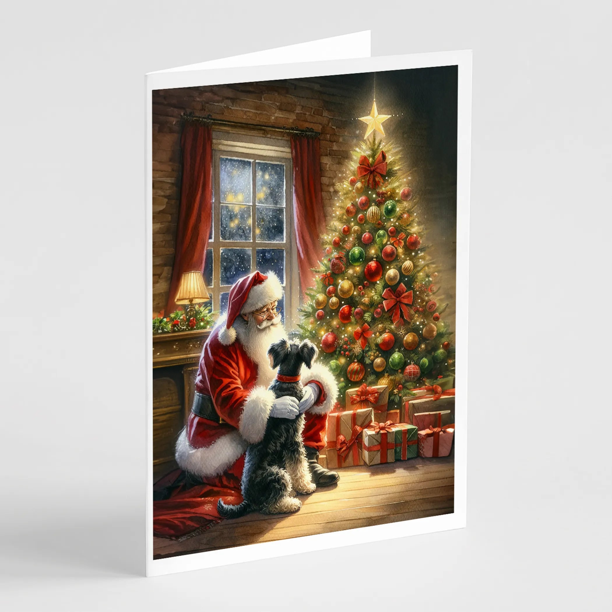 Moments with Santa Greeting Cards  - Size: 5X7 | Pack Of: 8 | Collection name: Moments with santa