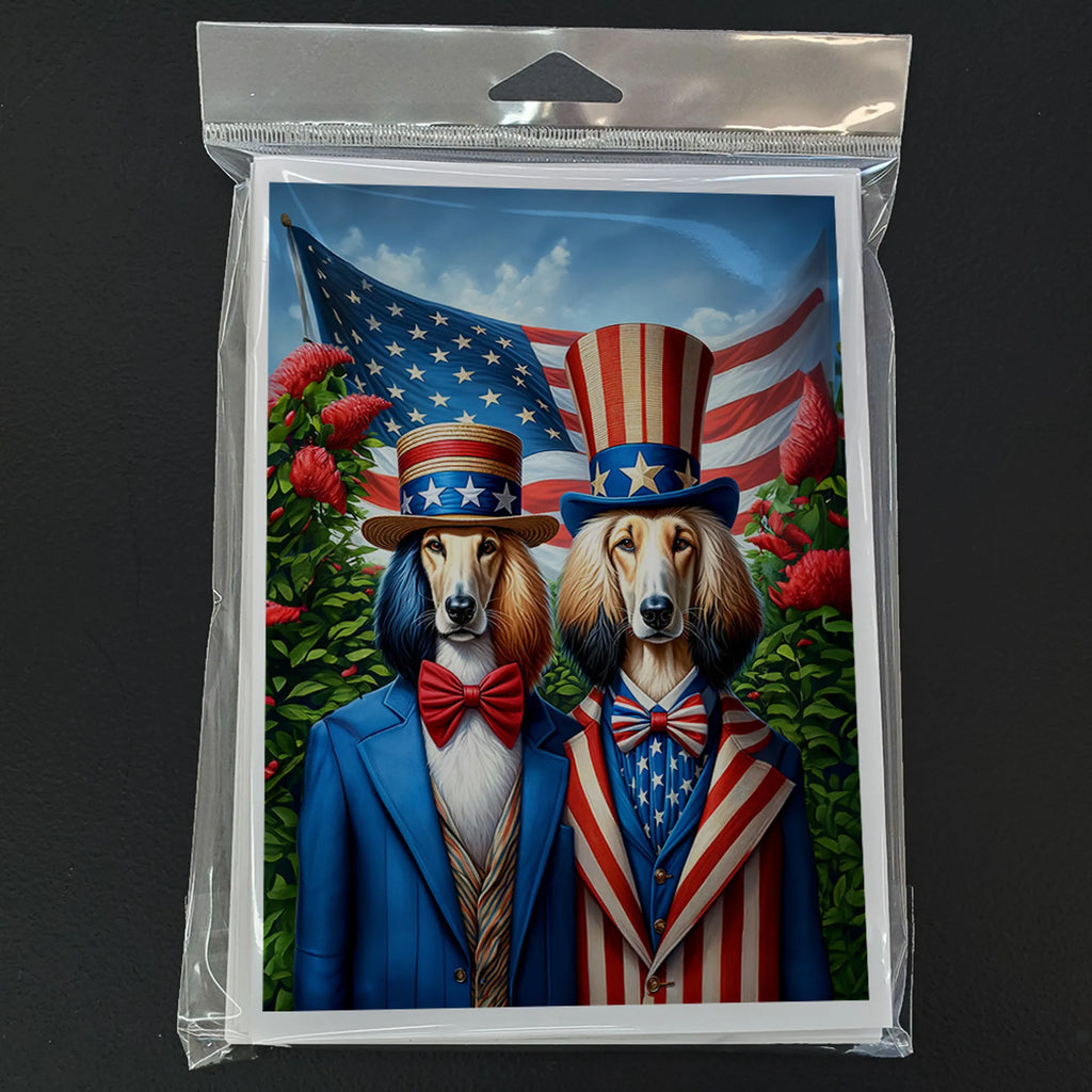 All American Dogs Greeting Cards  - Size: 5X7 | Pack Of: 8 | Collection name: All american dogs
