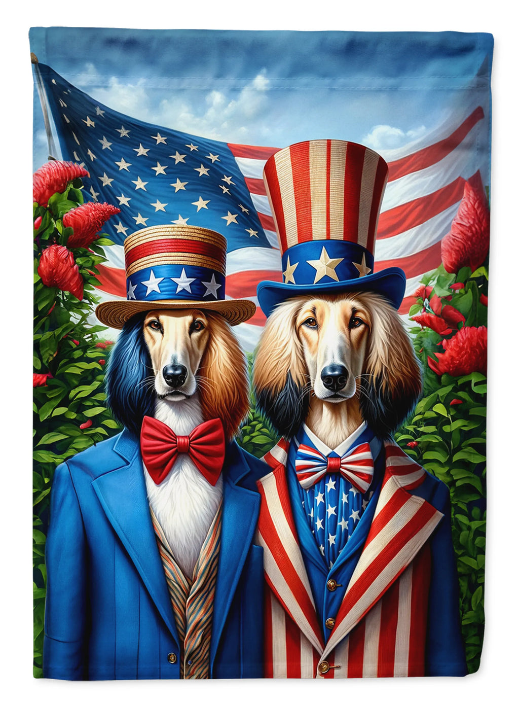 All American Dogs Decorative Flag - Size: GARDEN SIZE | Pack Of: 1 | Collection name: All american dogs