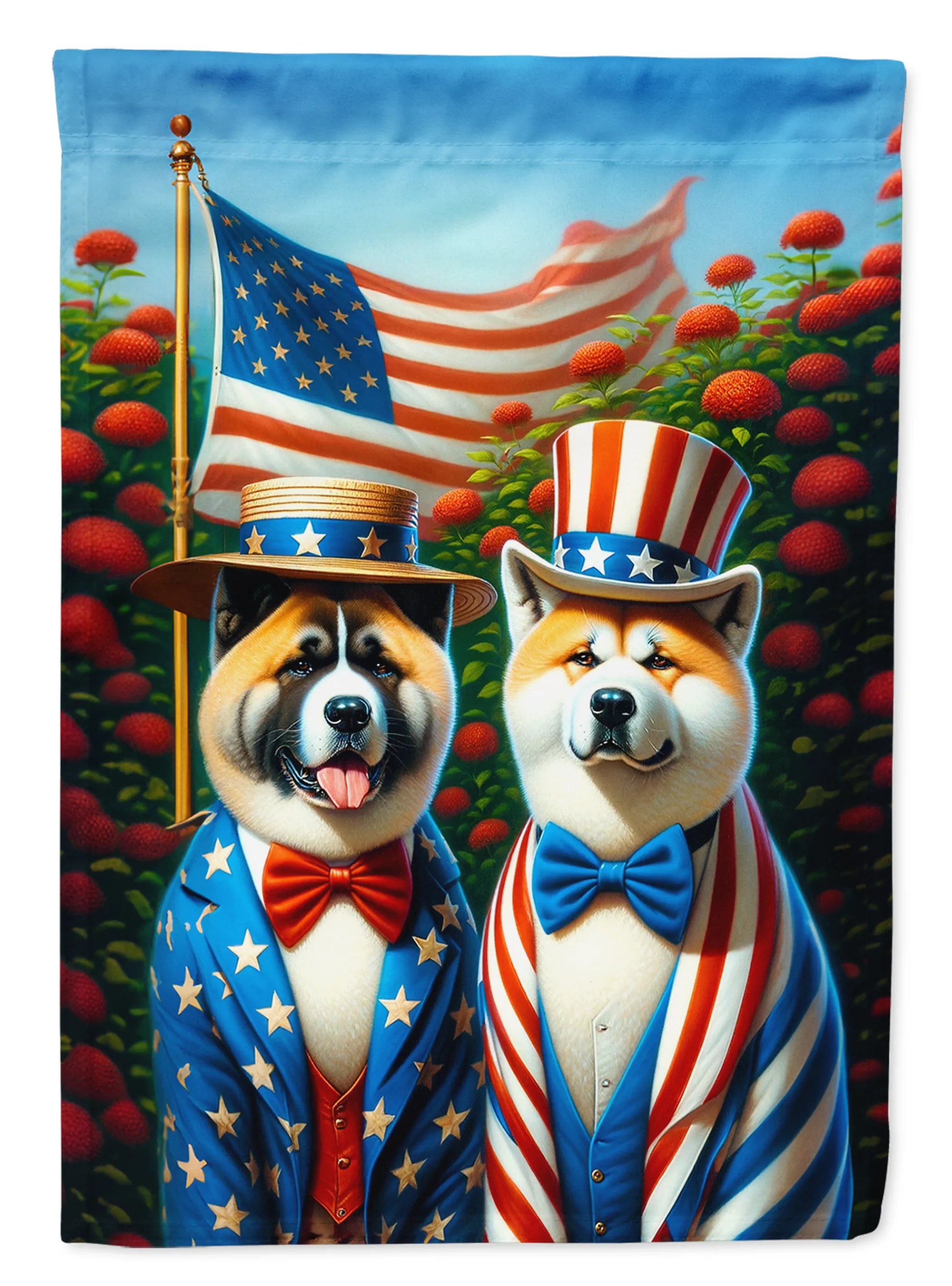 All American Dogs Decorative Flag - Size: GARDEN SIZE | Pack Of: 1 | Collection name: All american dogs