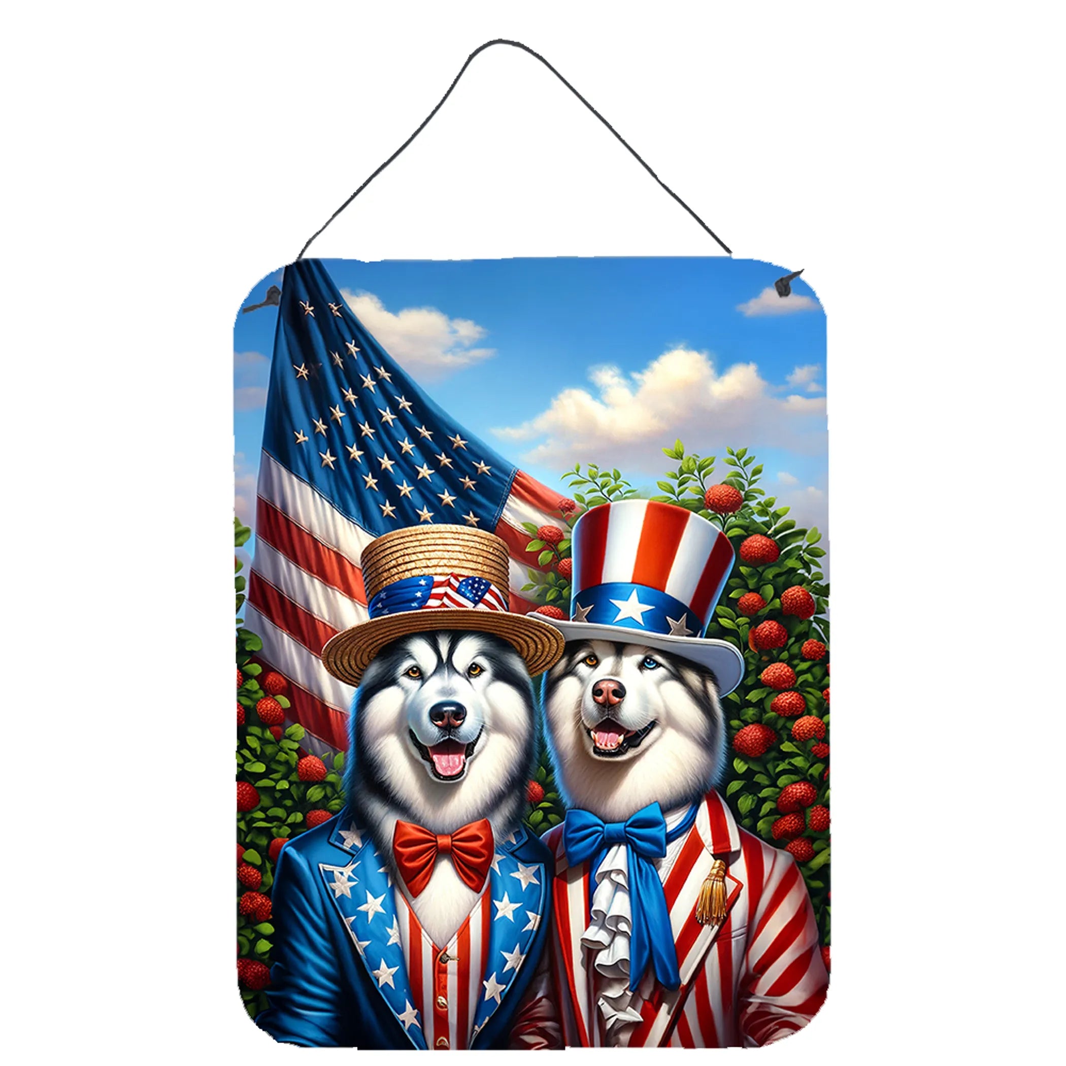 All American Dogs Wall or Door Hanging Prints - Size: 16HX12W | Pack Of: 1 | Collection name: All american dogs