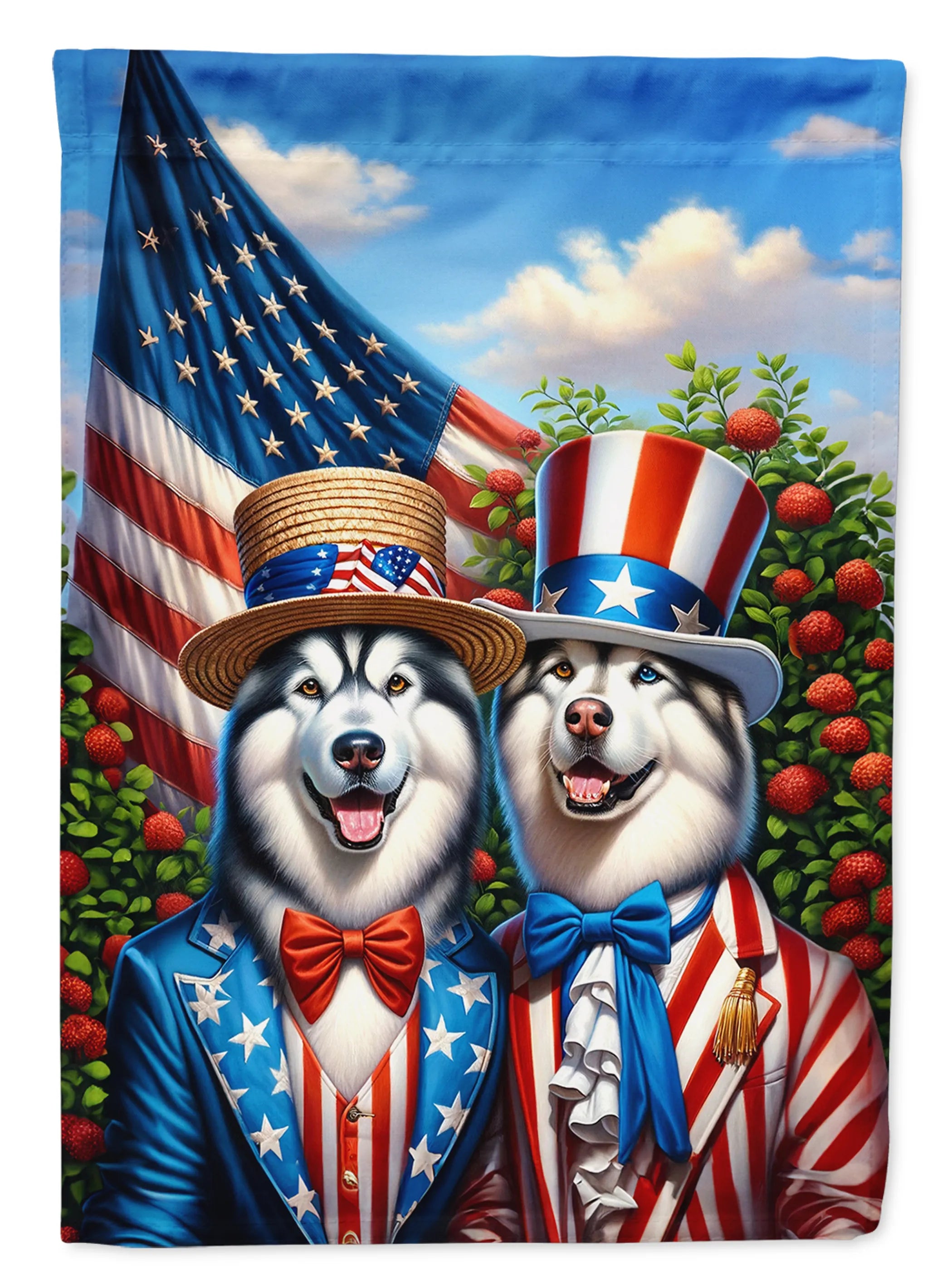 All American Dogs Decorative Flag - Size: GARDEN SIZE | Pack Of: 1 | Collection name: All american dogs