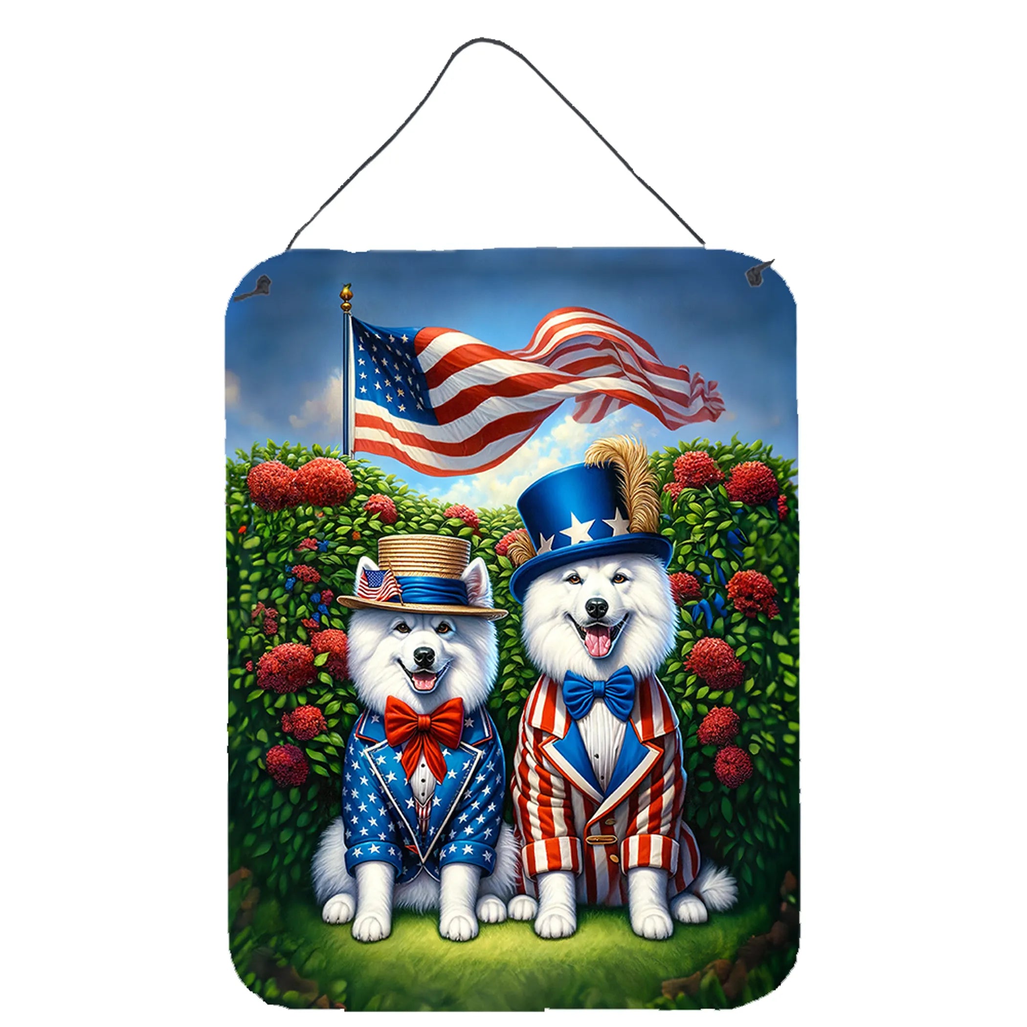 All American Dogs Wall or Door Hanging Prints - Size: 16HX12W | Pack Of: 1 | Collection name: All american dogs