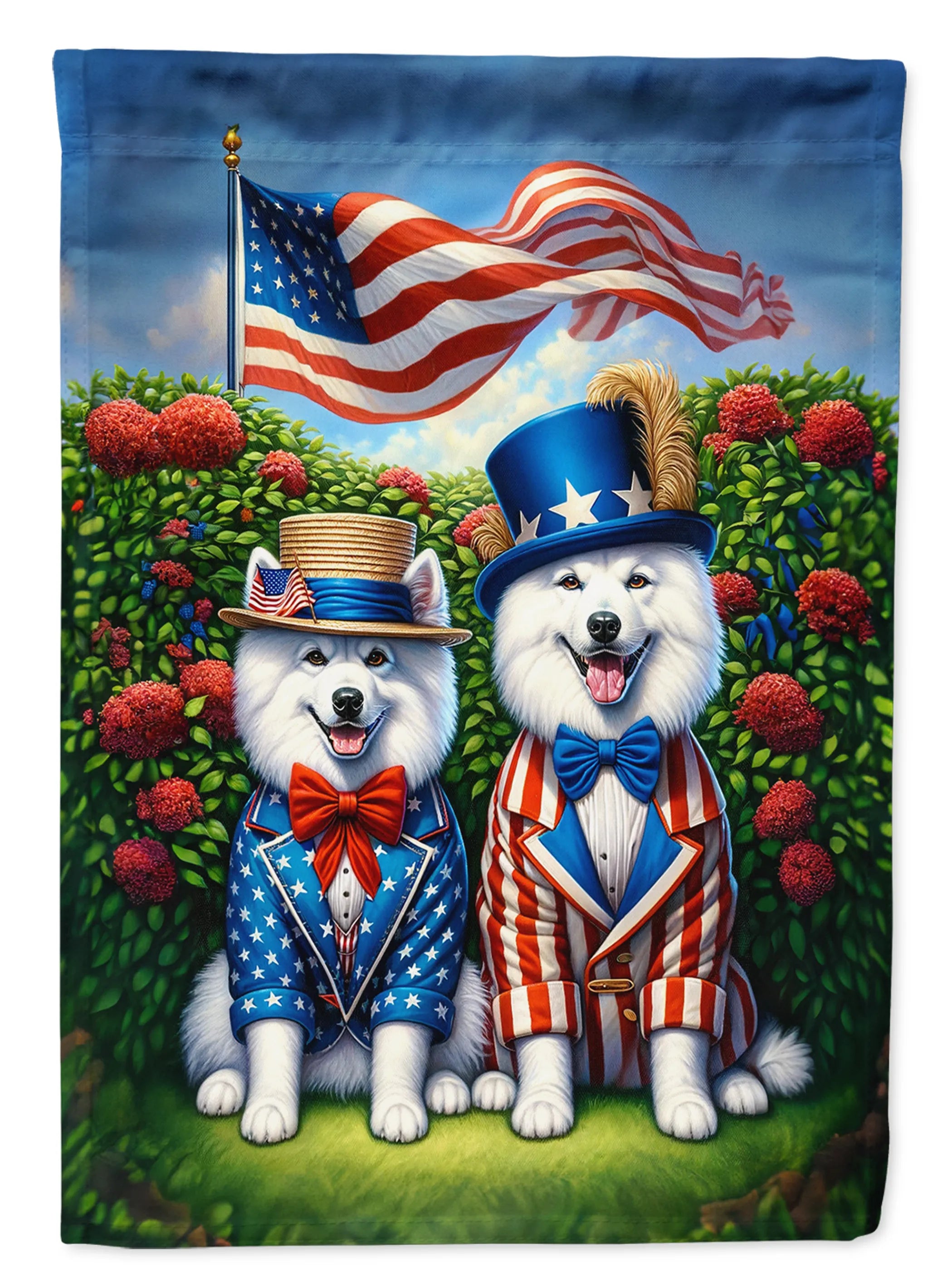 All American Dogs Decorative Flag - Size: GARDEN SIZE | Pack Of: 1 | Collection name: All american dogs