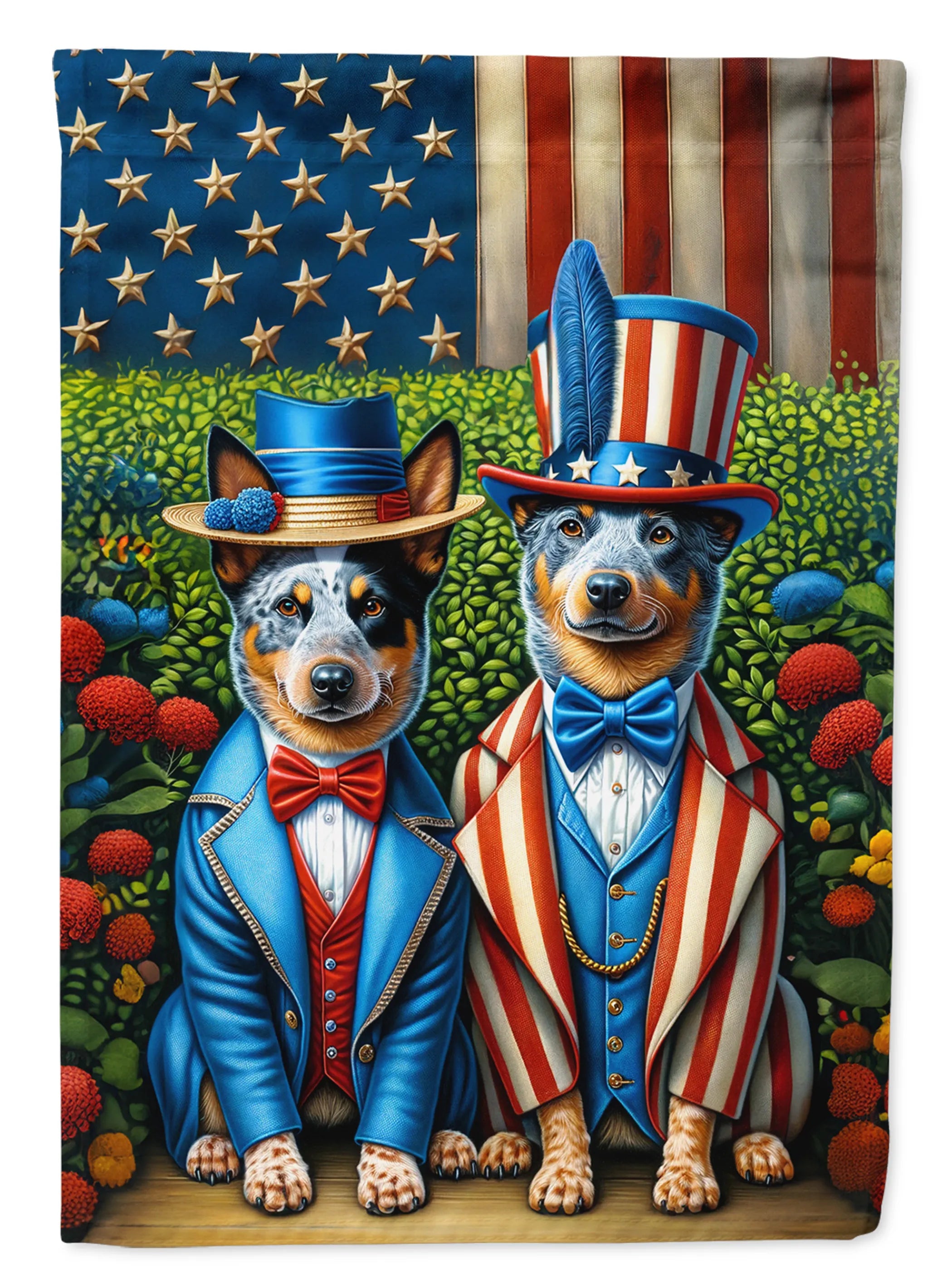 All American Dogs Decorative Flag - Size: GARDEN SIZE | Pack Of: 1 | Collection name: All american dogs