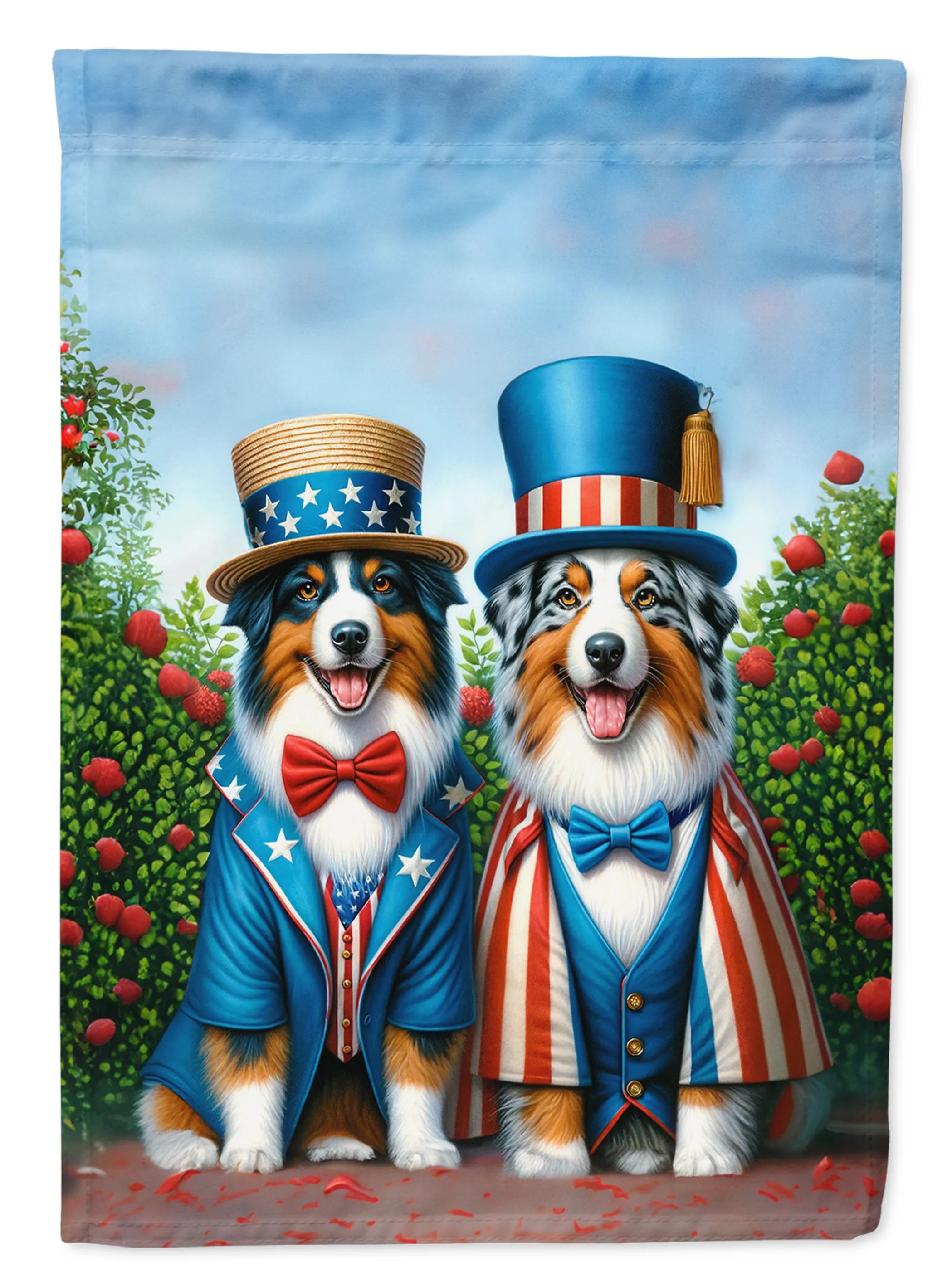 All American Dogs Decorative Flag - Size: GARDEN SIZE | Pack Of: 1 | Collection name: All american dogs