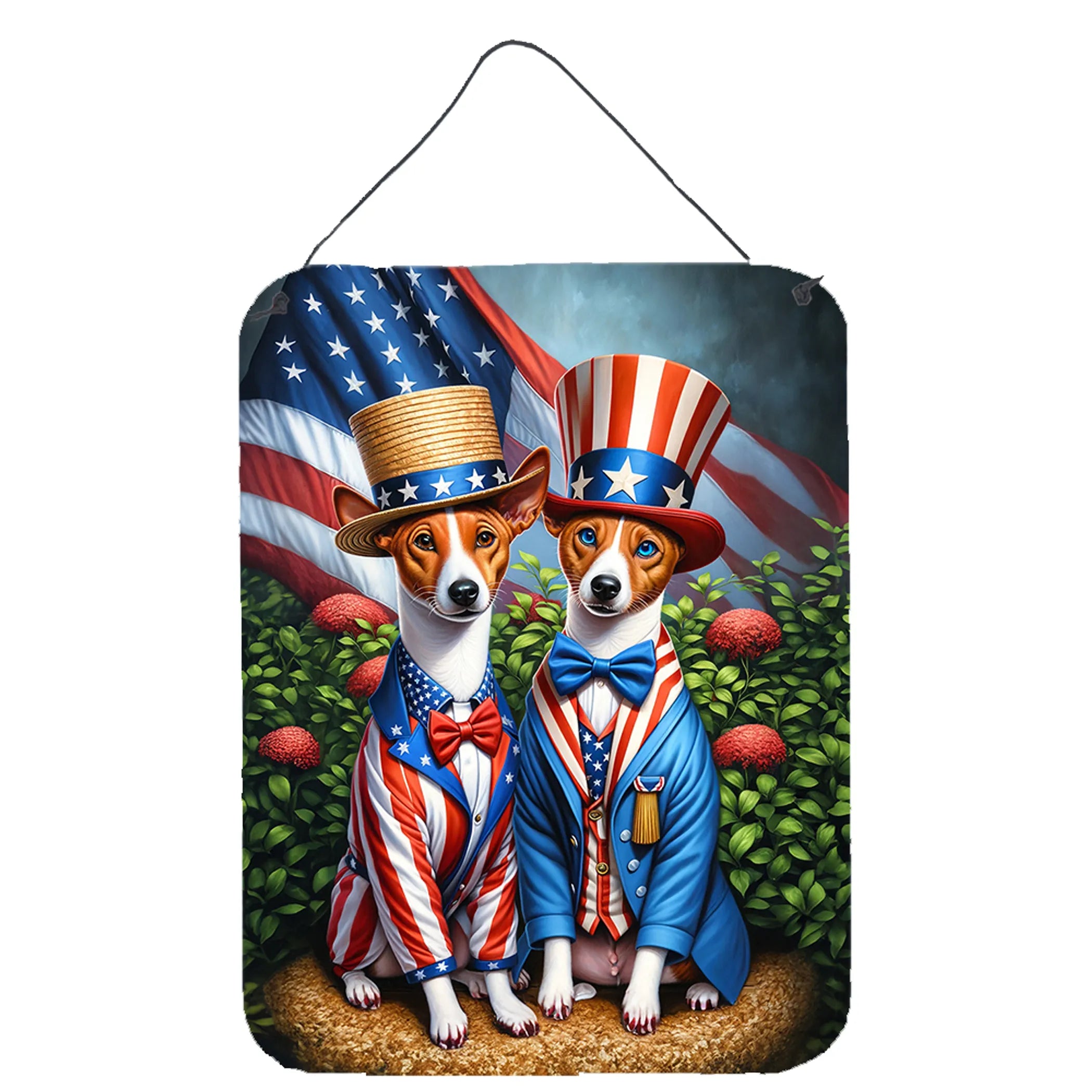 All American Dogs Wall or Door Hanging Prints - Size: 16HX12W | Pack Of: 1 | Collection name: All american dogs